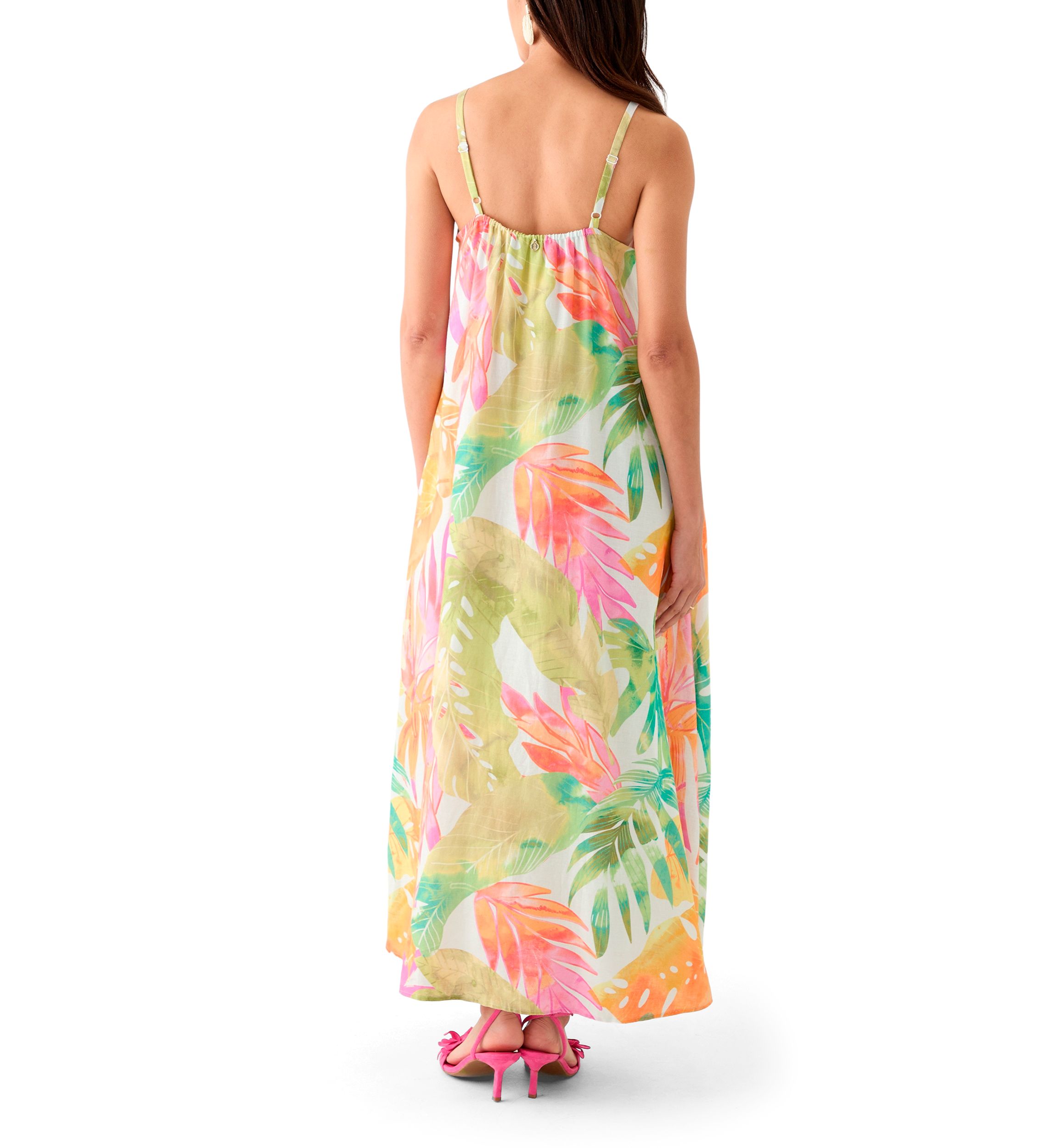 Womens Tropicana Isle Sleeveless Maxi Dress