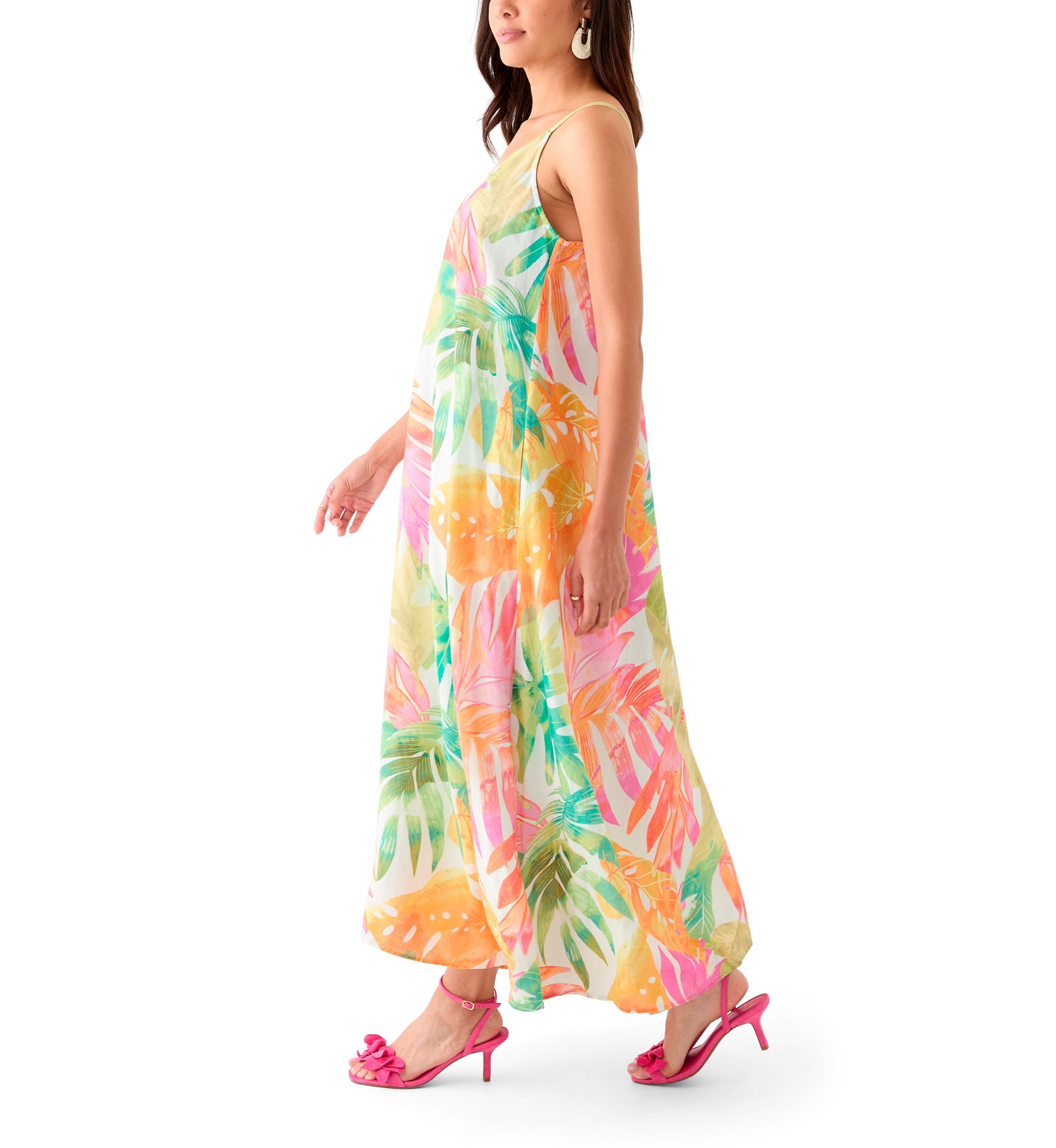 Womens Tropicana Isle Sleeveless Maxi Dress