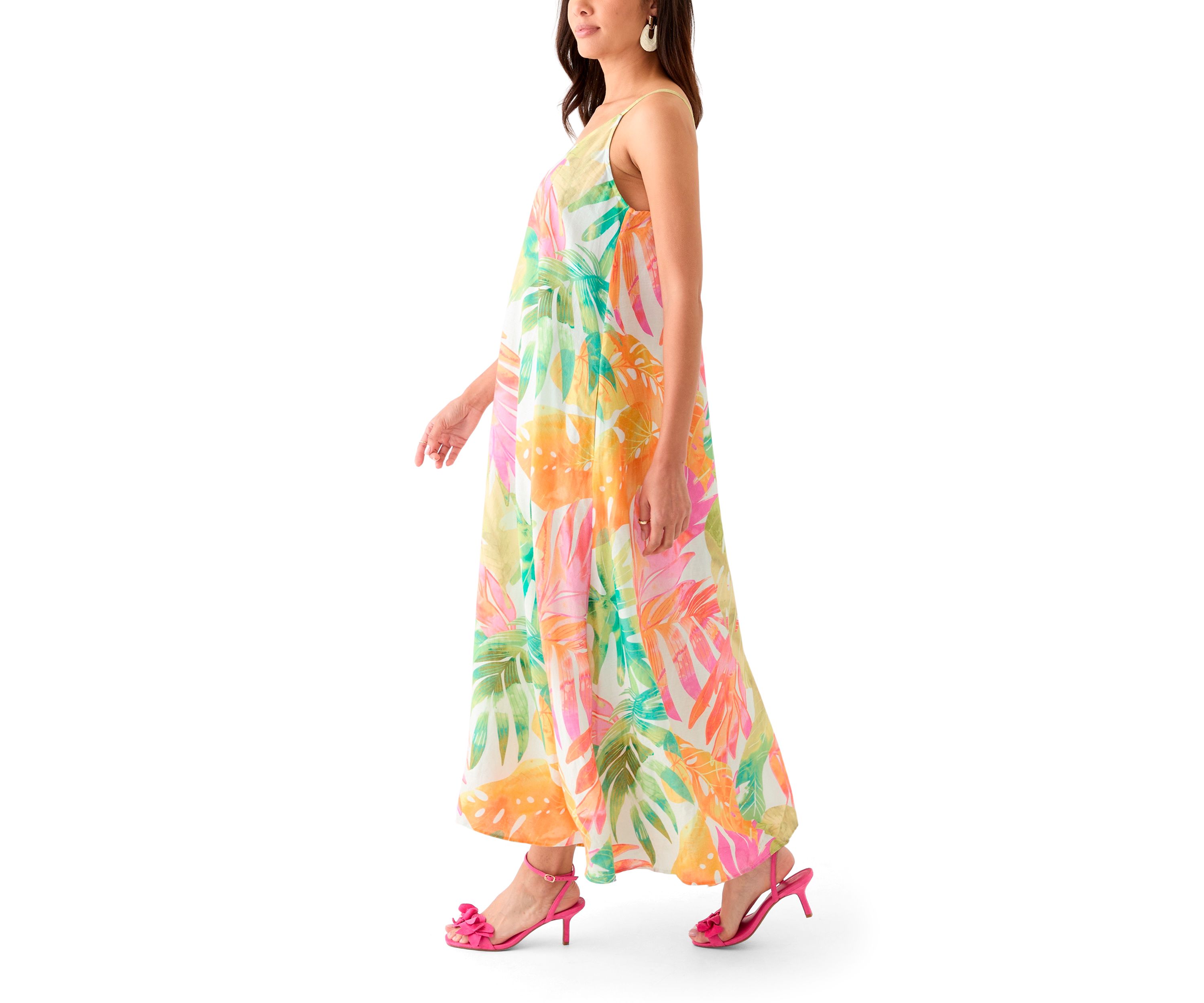 Womens Tropicana Isle Sleeveless Maxi Dress