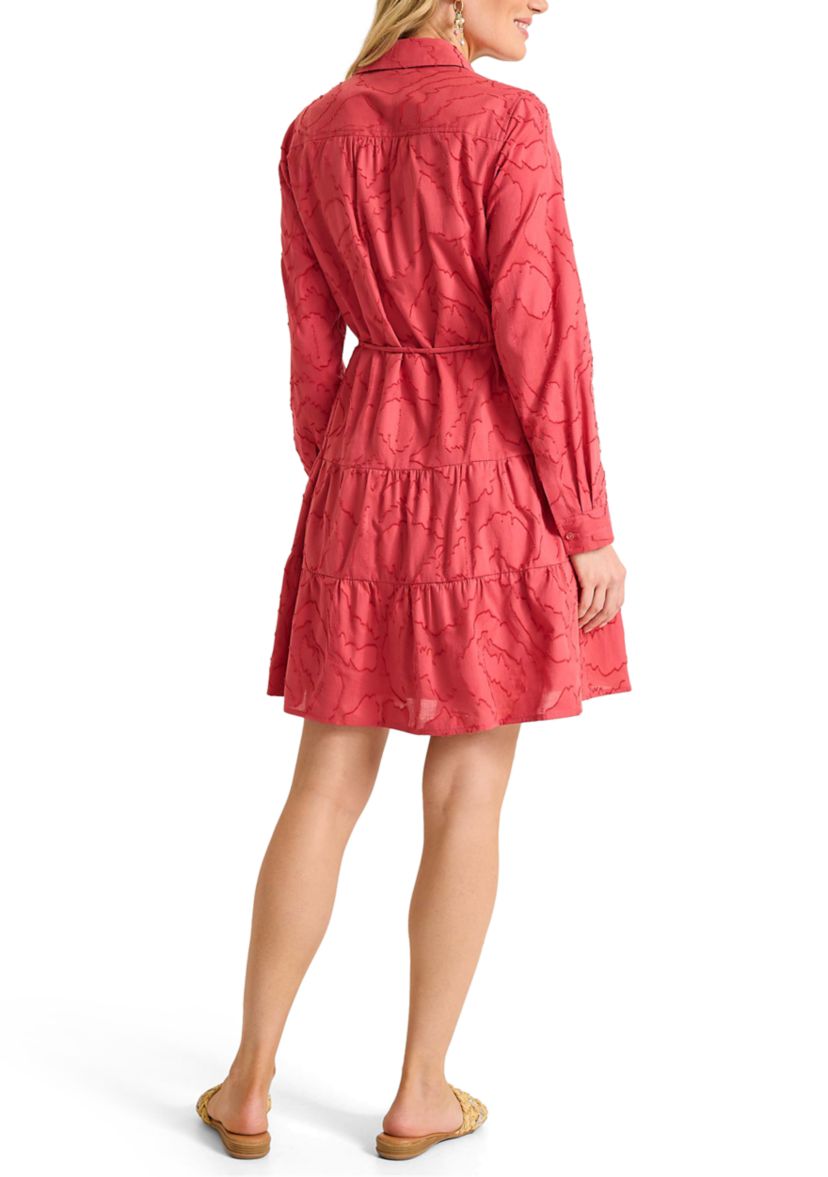 Womens Isla Dream Long Sleeve Short Shirtdress 