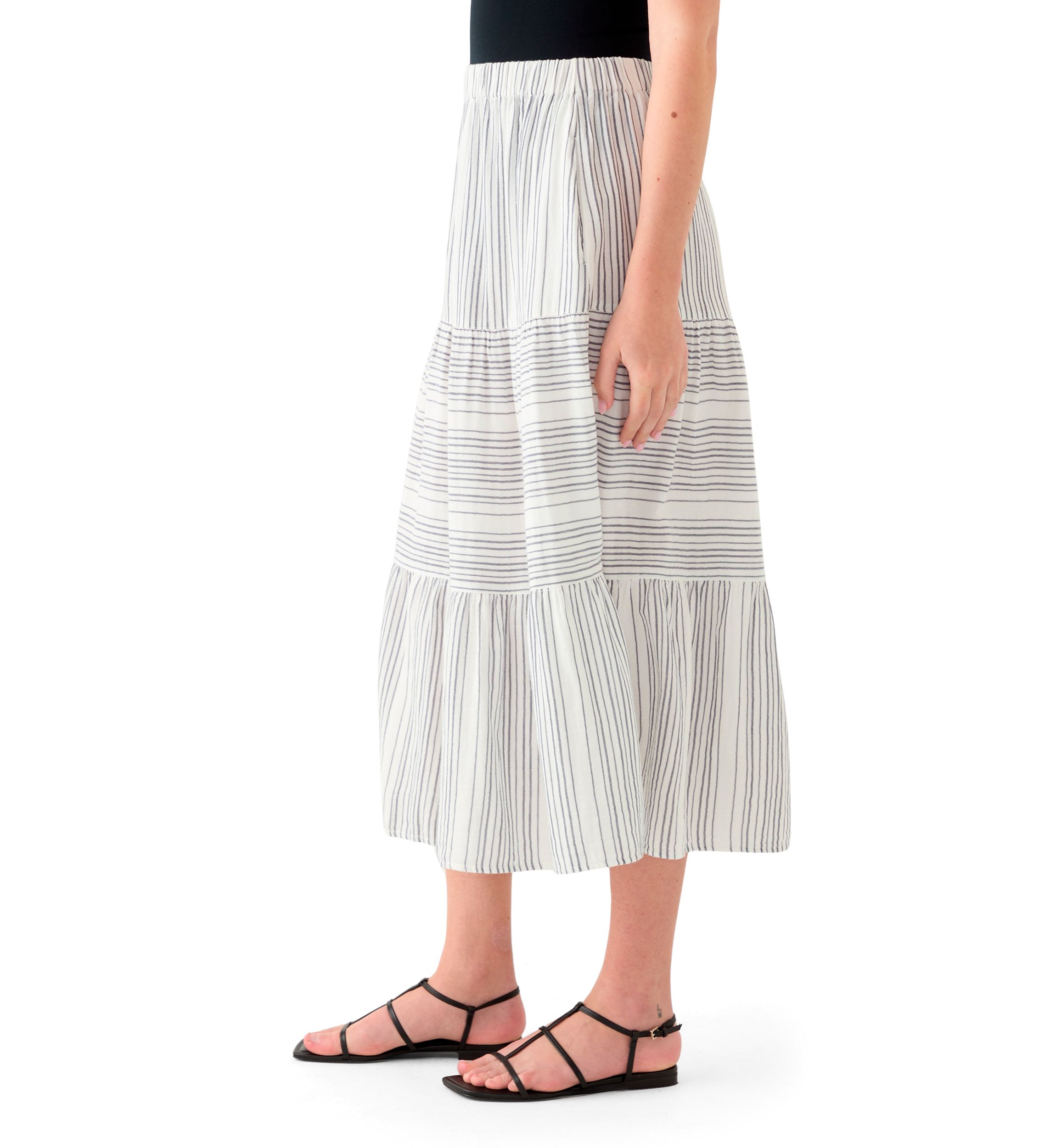 Womens Printed Gauze Skirt
