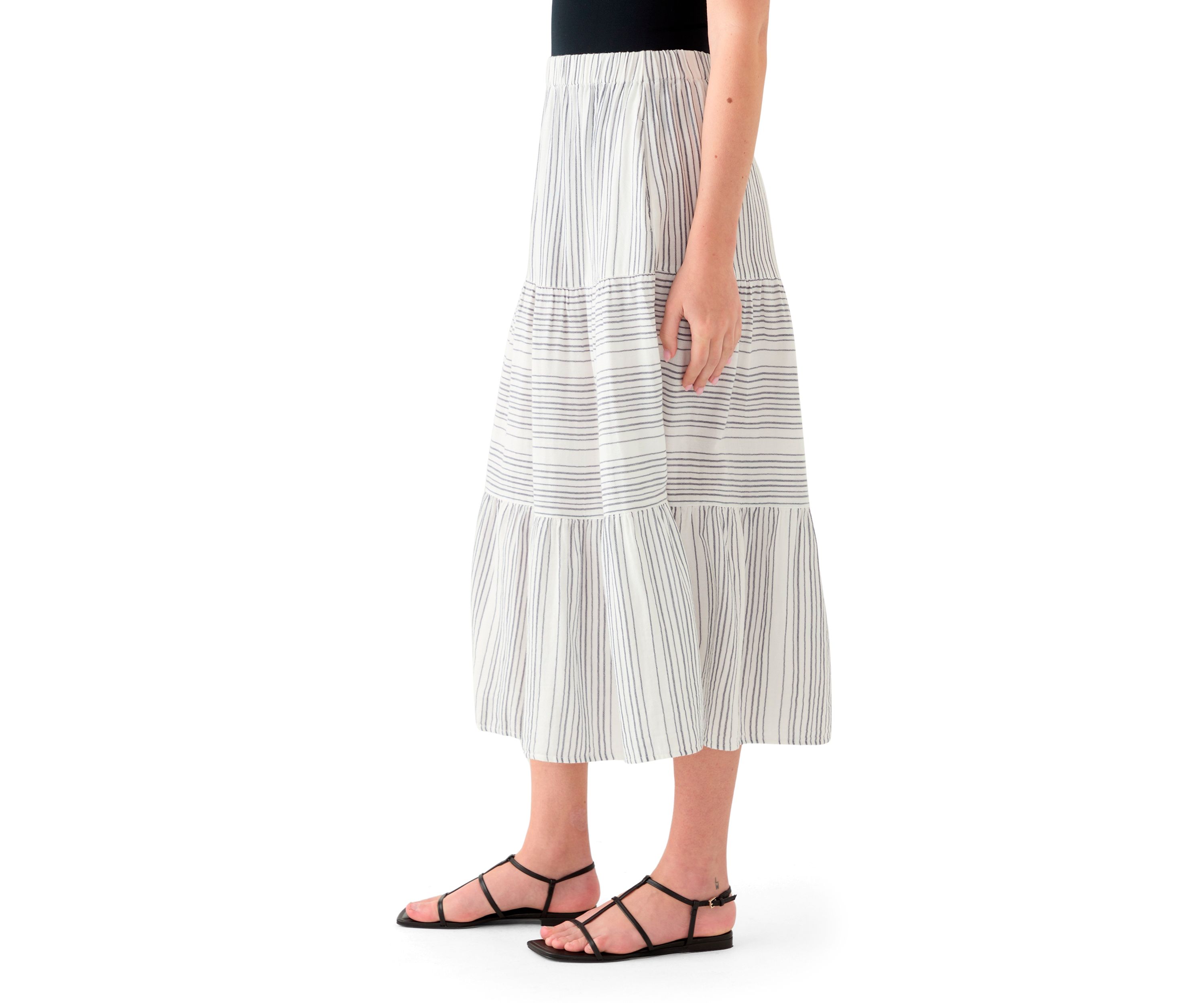 Womens Printed Gauze Skirt