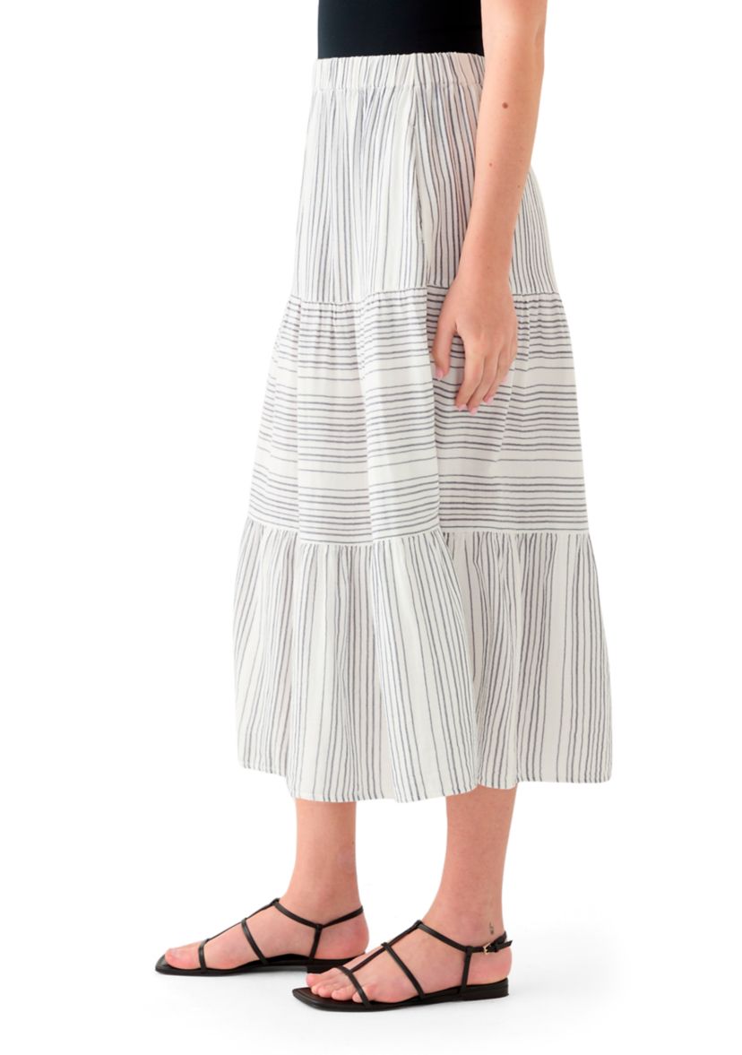 Womens Printed Gauze Skirt
