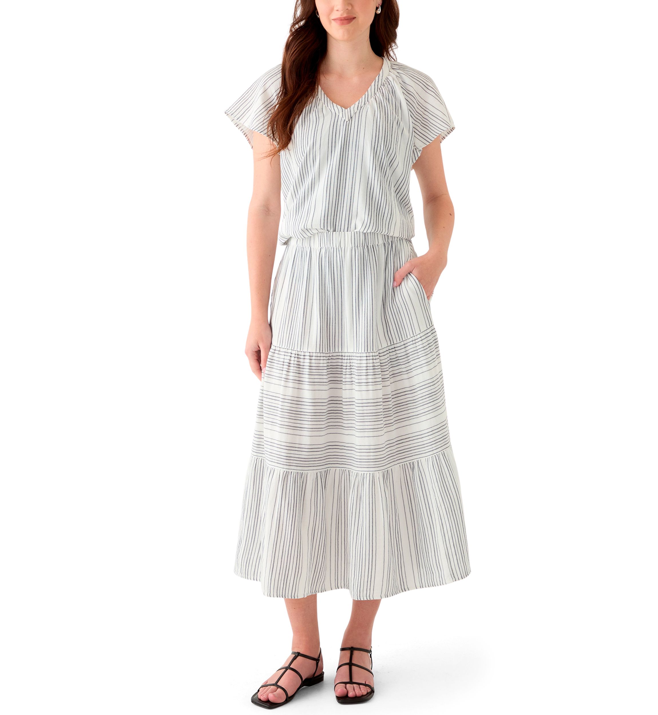 Womens Printed Gauze Skirt
