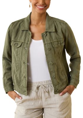 Tommy Bahama Women's Two Palms Linen Jacket, Large