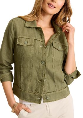 Tommy Bahama Women's Two Palms Linen Jacket, XL