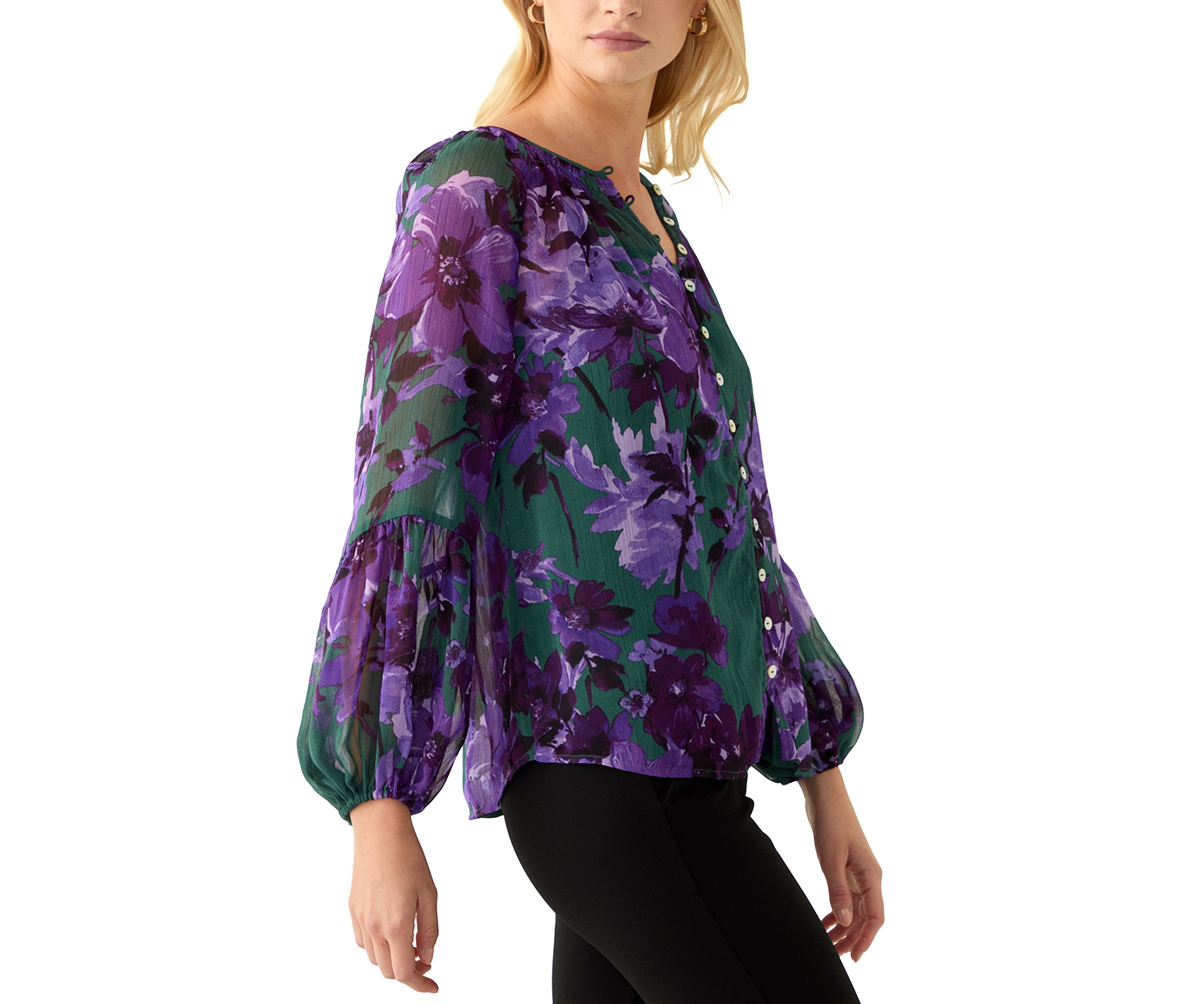 Womens Yoryu Printed Blouse