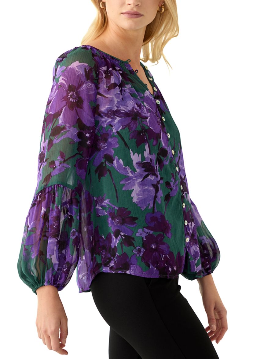 Womens Yoryu Printed Blouse