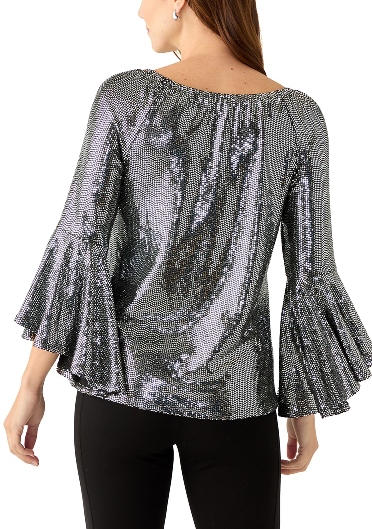 Womens Tulip Sleeve Disco Dream Blouse