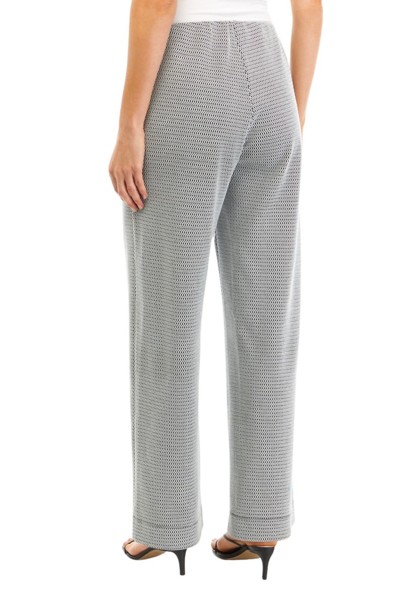 Womens Birds Eye Double Knit Pants