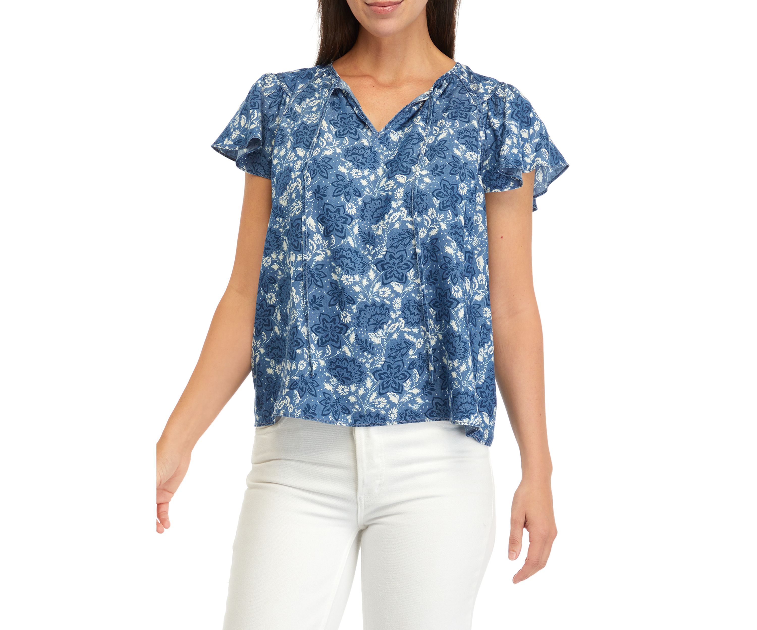 Womens Tencel® Sleeveless Blouse