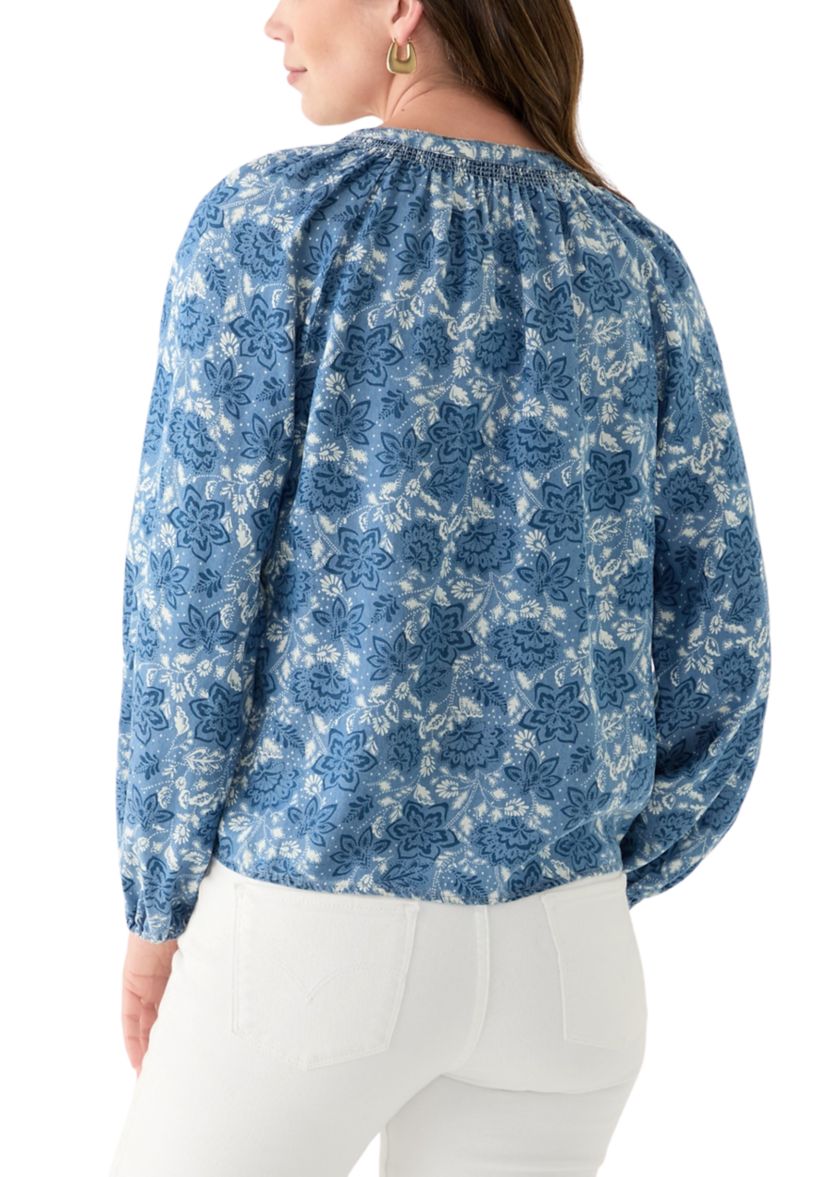 Womens Floral Print Top