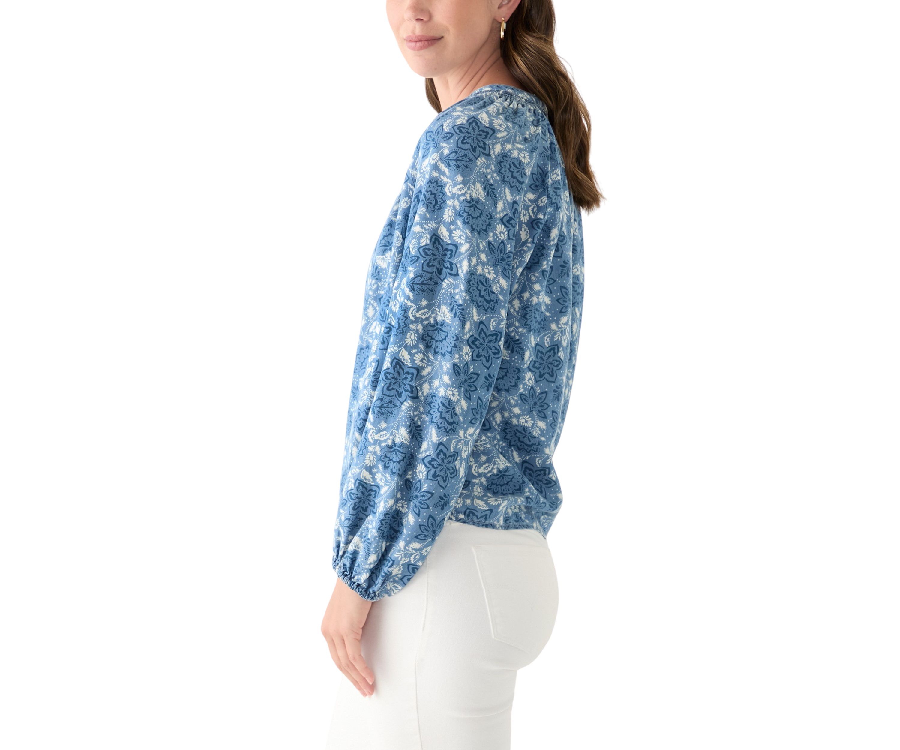 Womens Floral Print Top