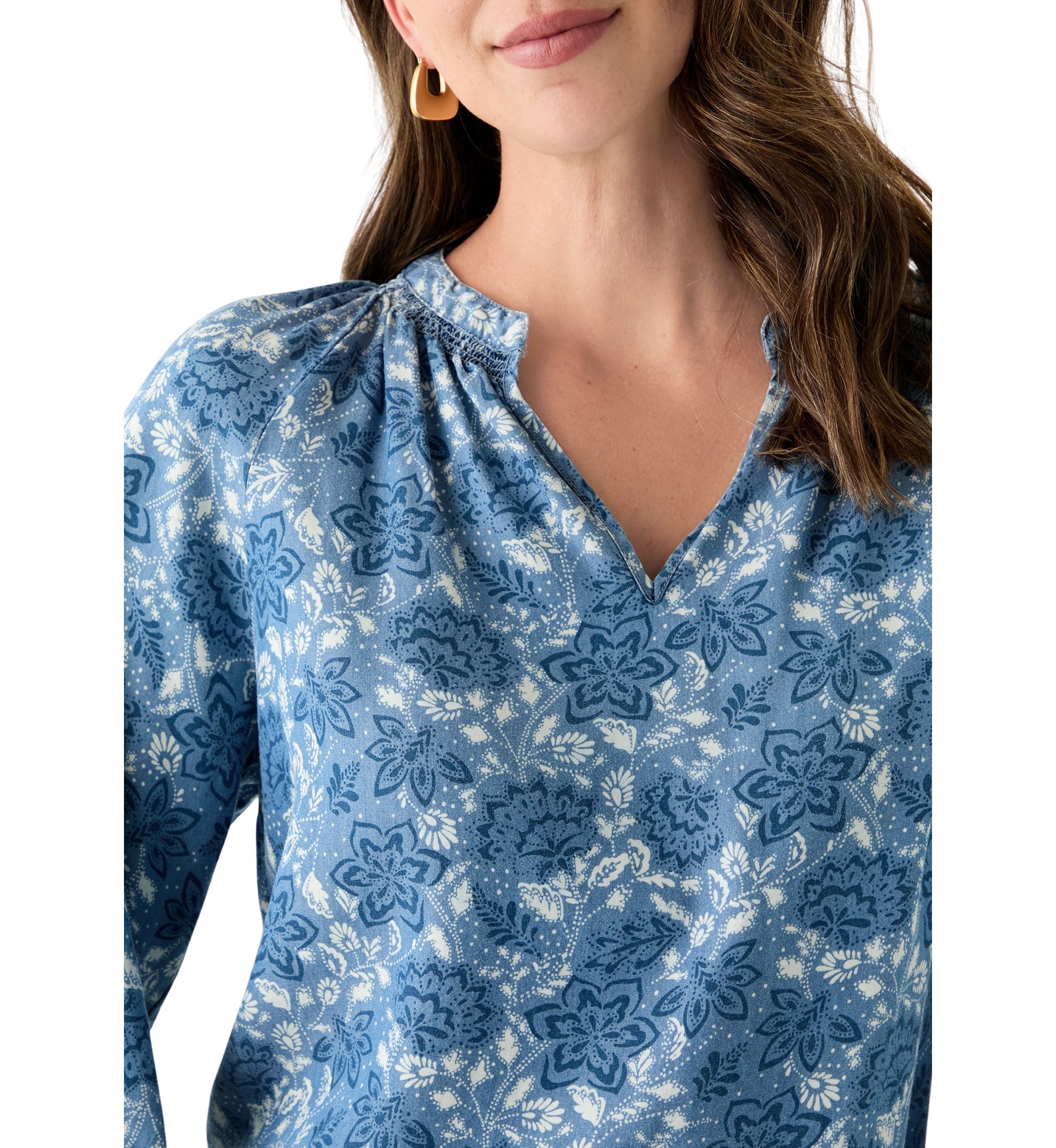 Womens Floral Print Top
