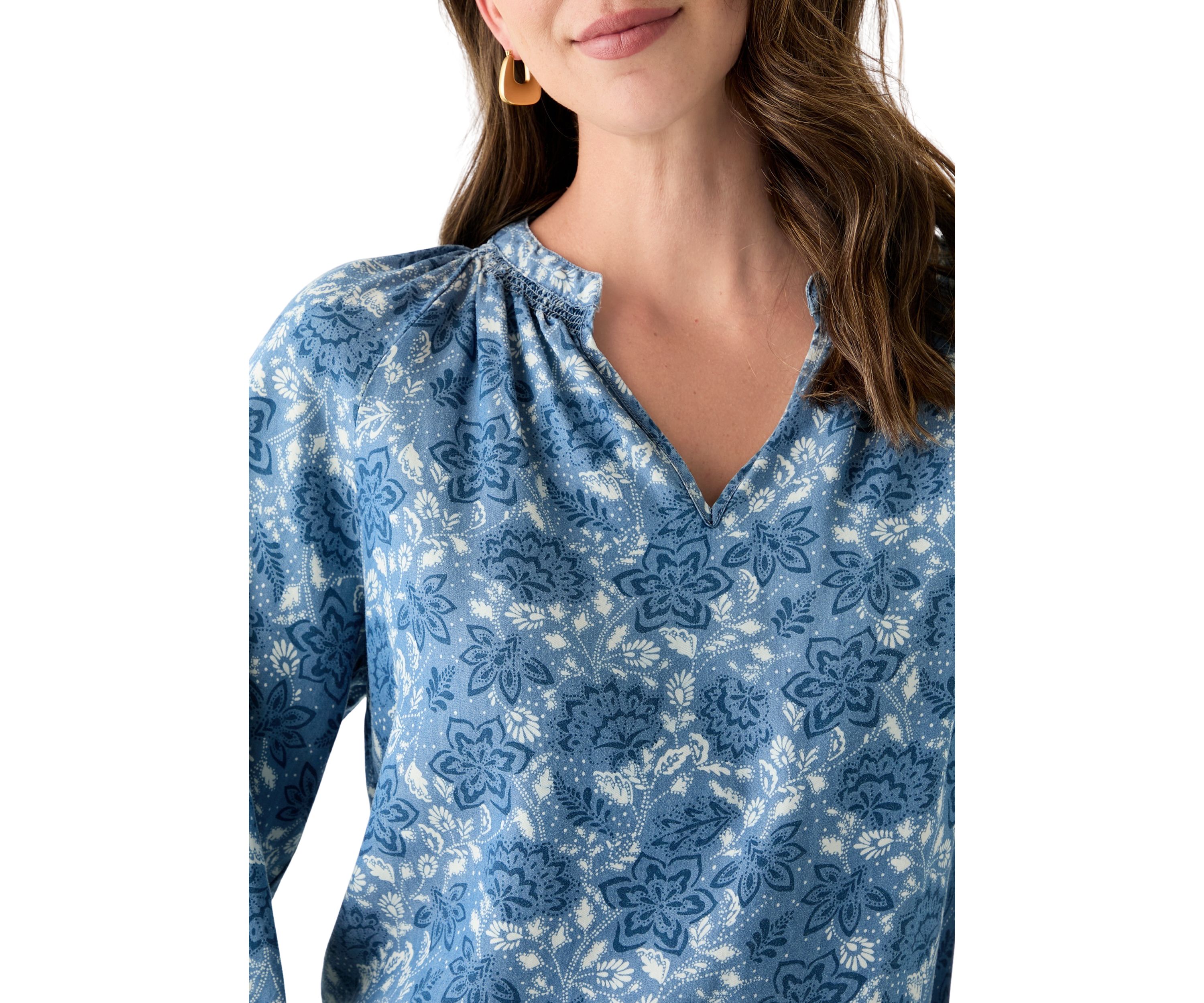 Womens Floral Print Top