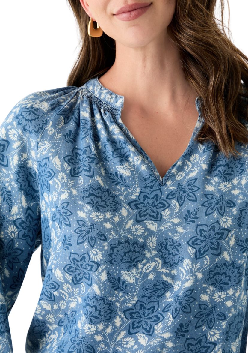 Womens Floral Print Top