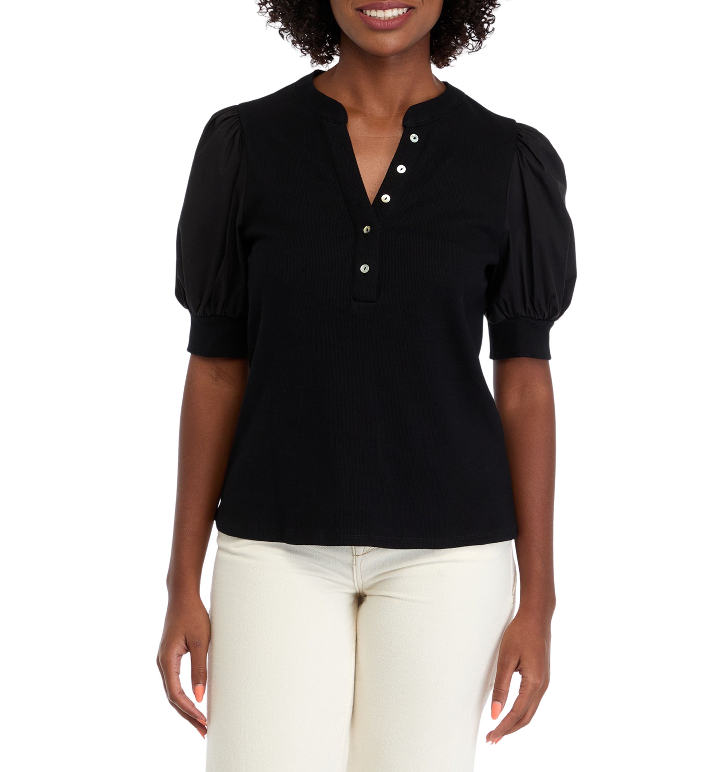 Womens Puff Sleeve Top 