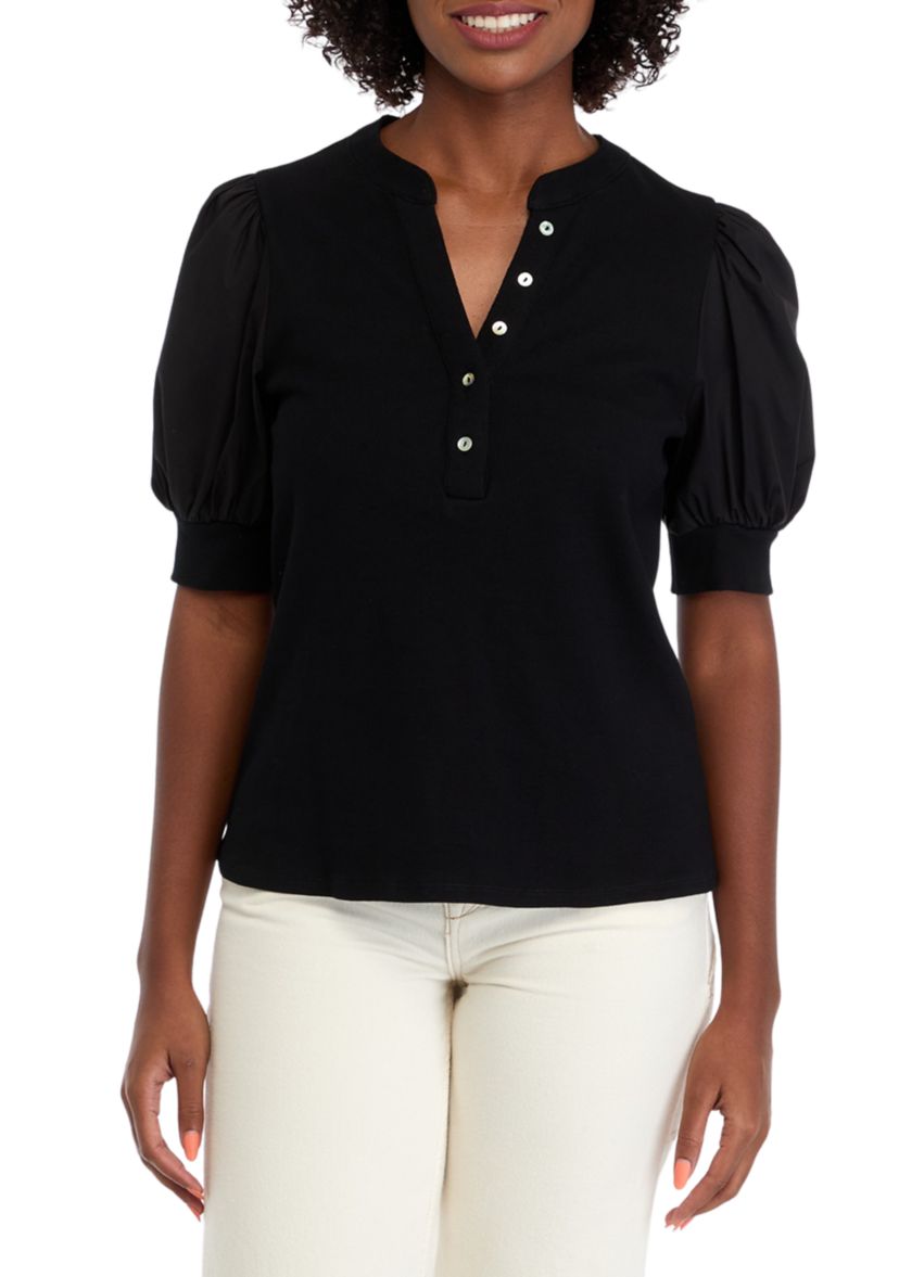 Womens Puff Sleeve Top 