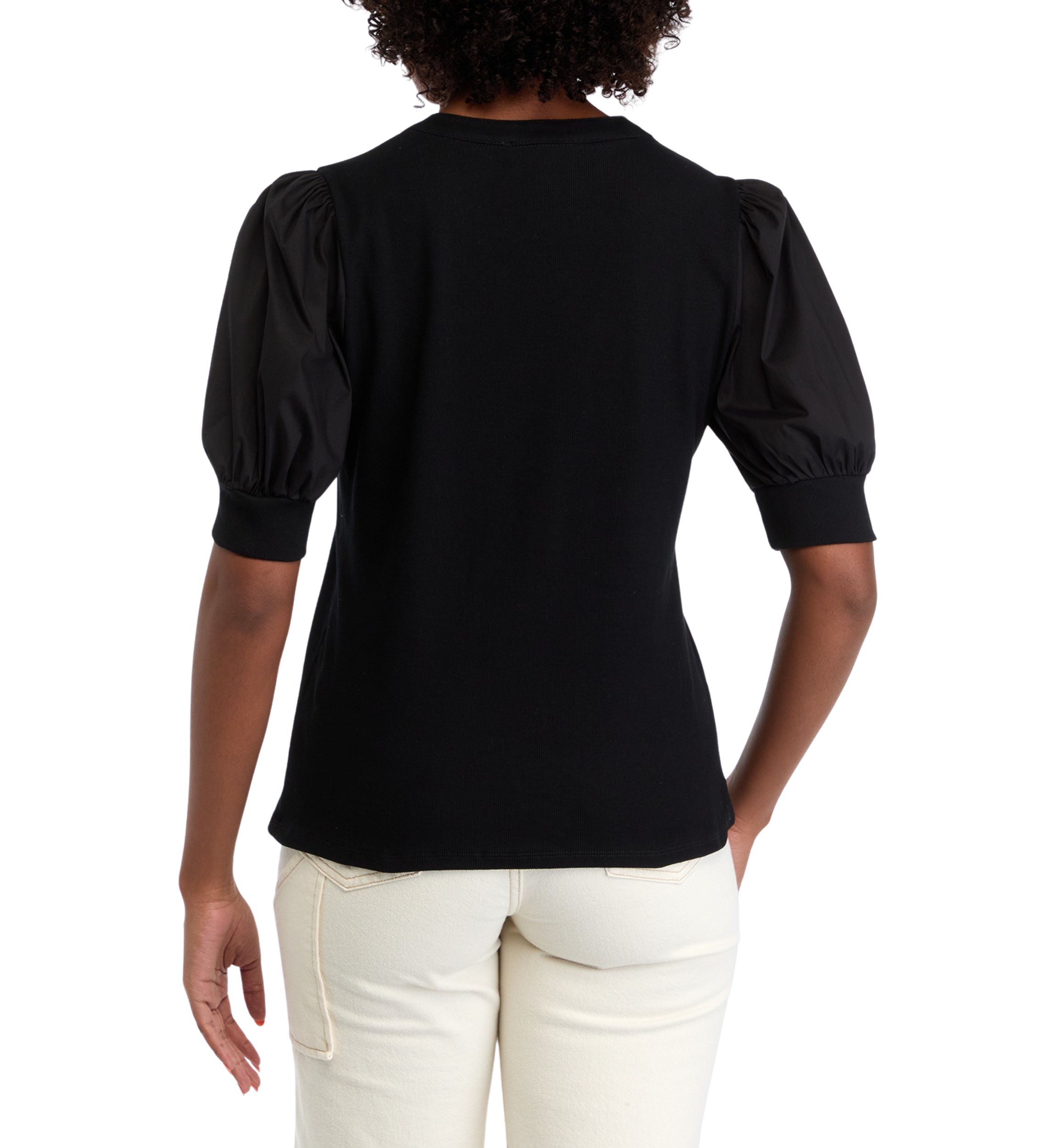 Womens Puff Sleeve Top 