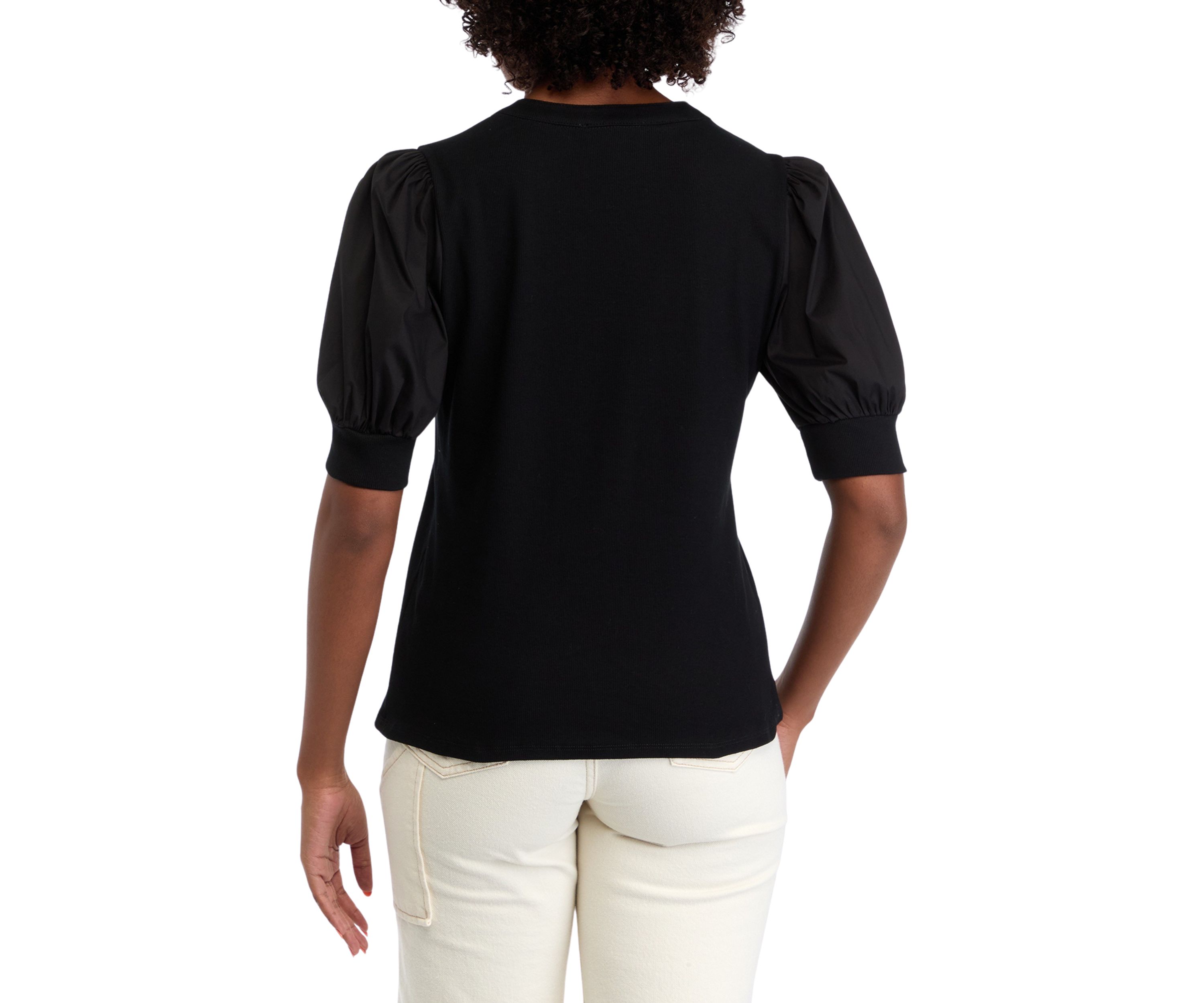 Womens Puff Sleeve Top 