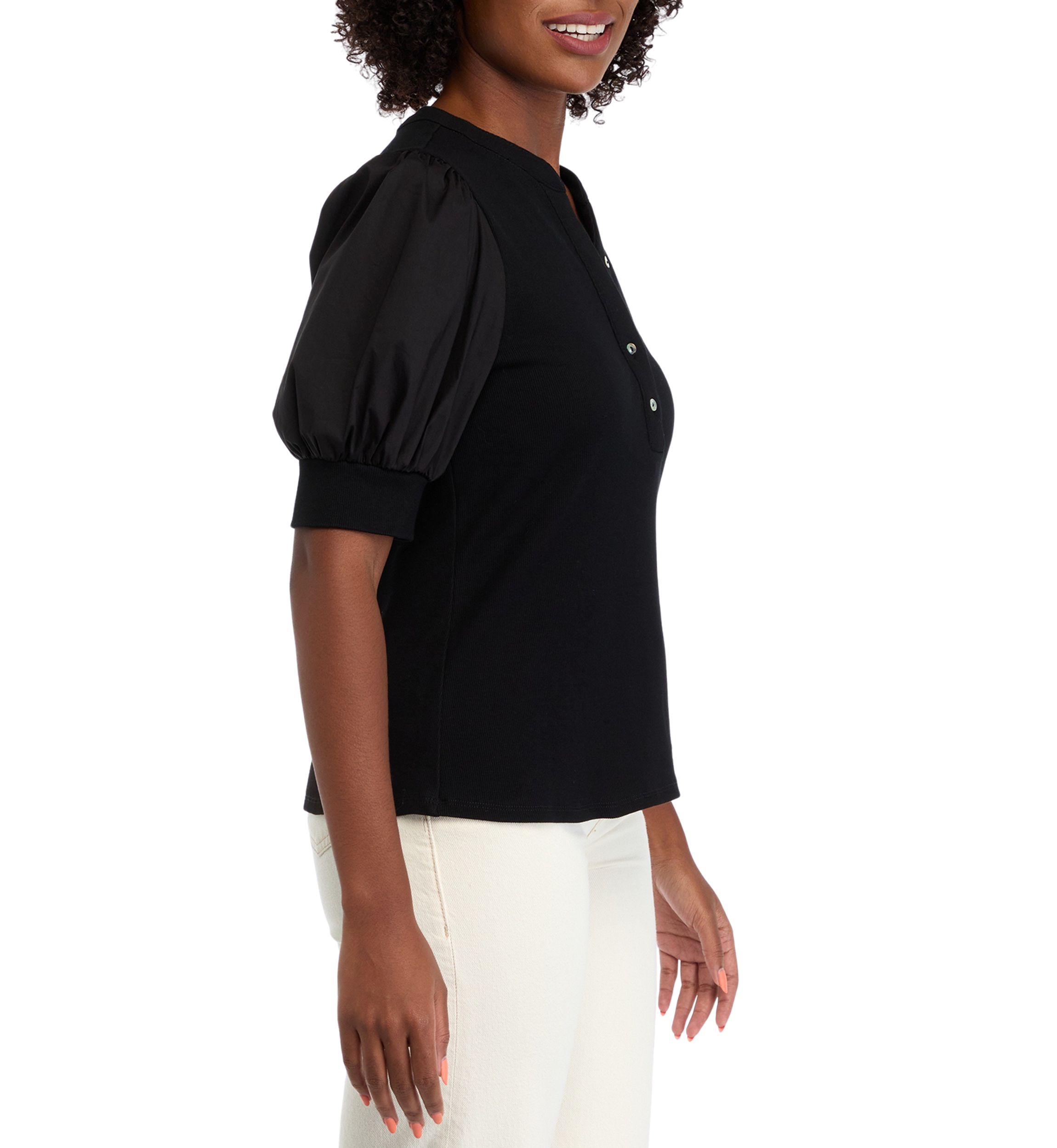 Womens Puff Sleeve Top 
