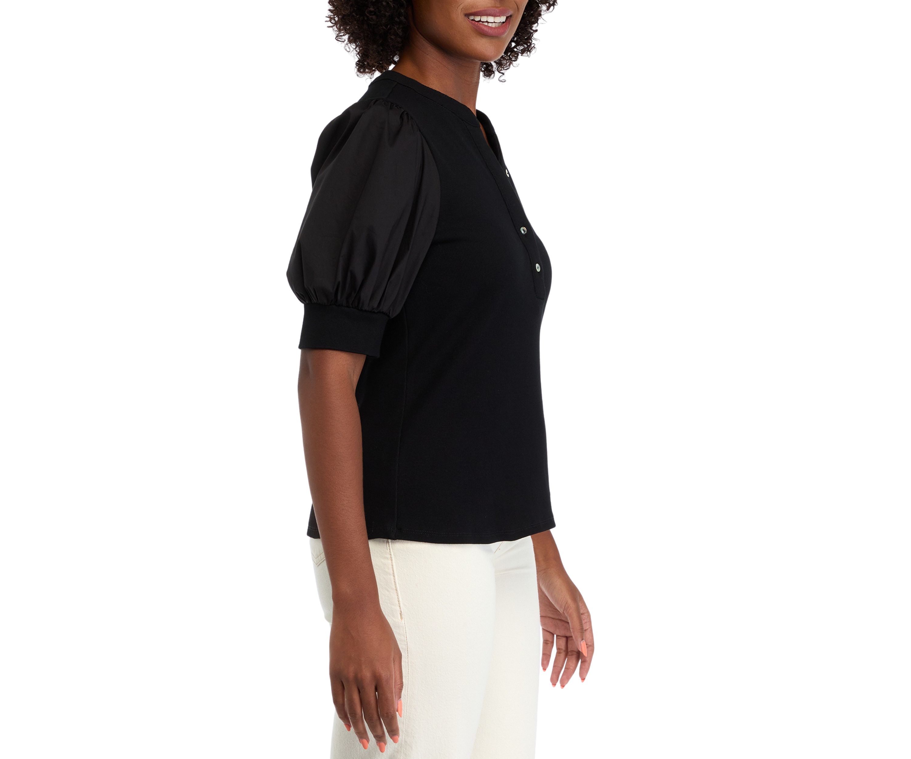 Womens Puff Sleeve Top 