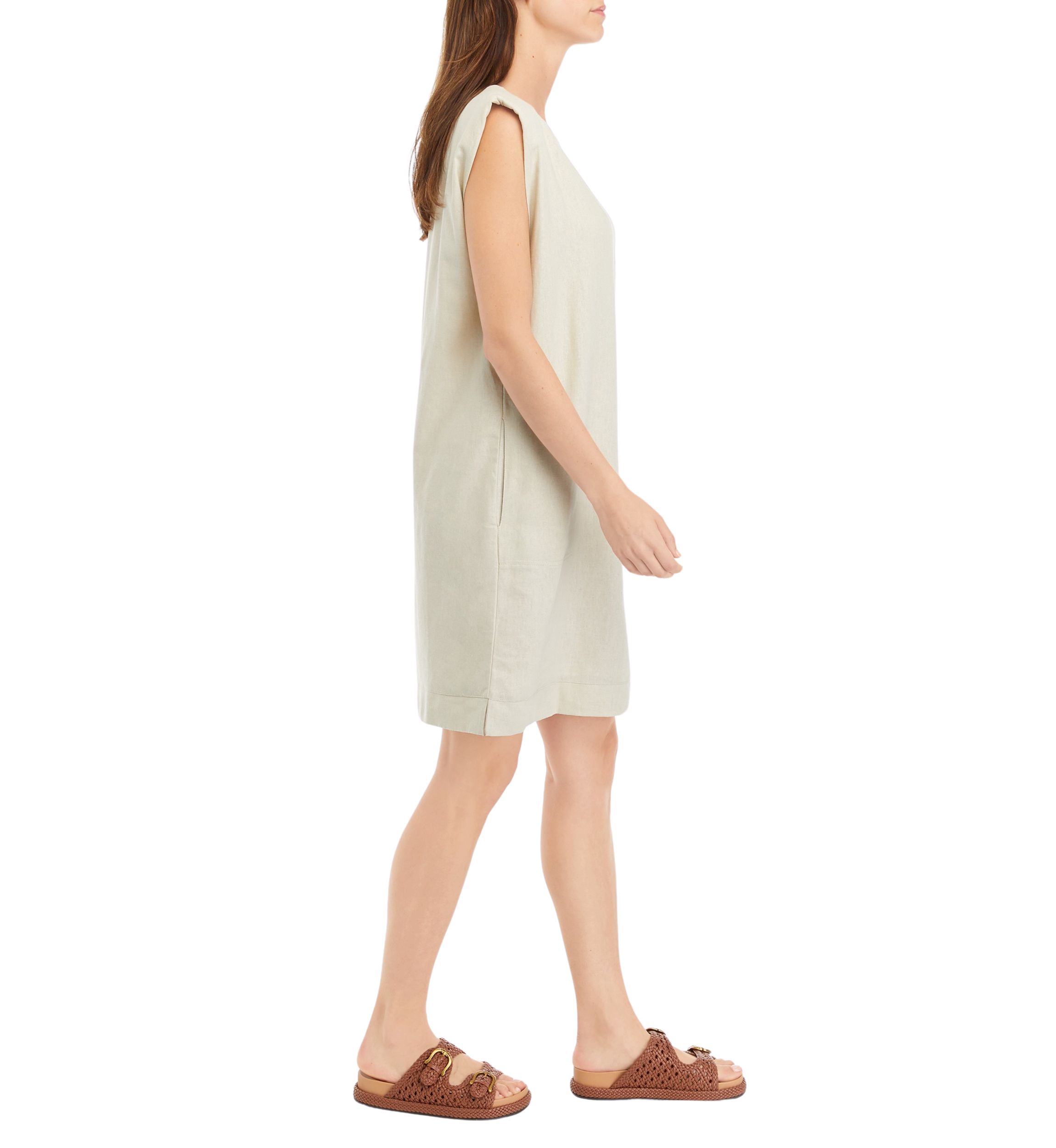 Single Thread Women's Linen Sheath Dress | Belk