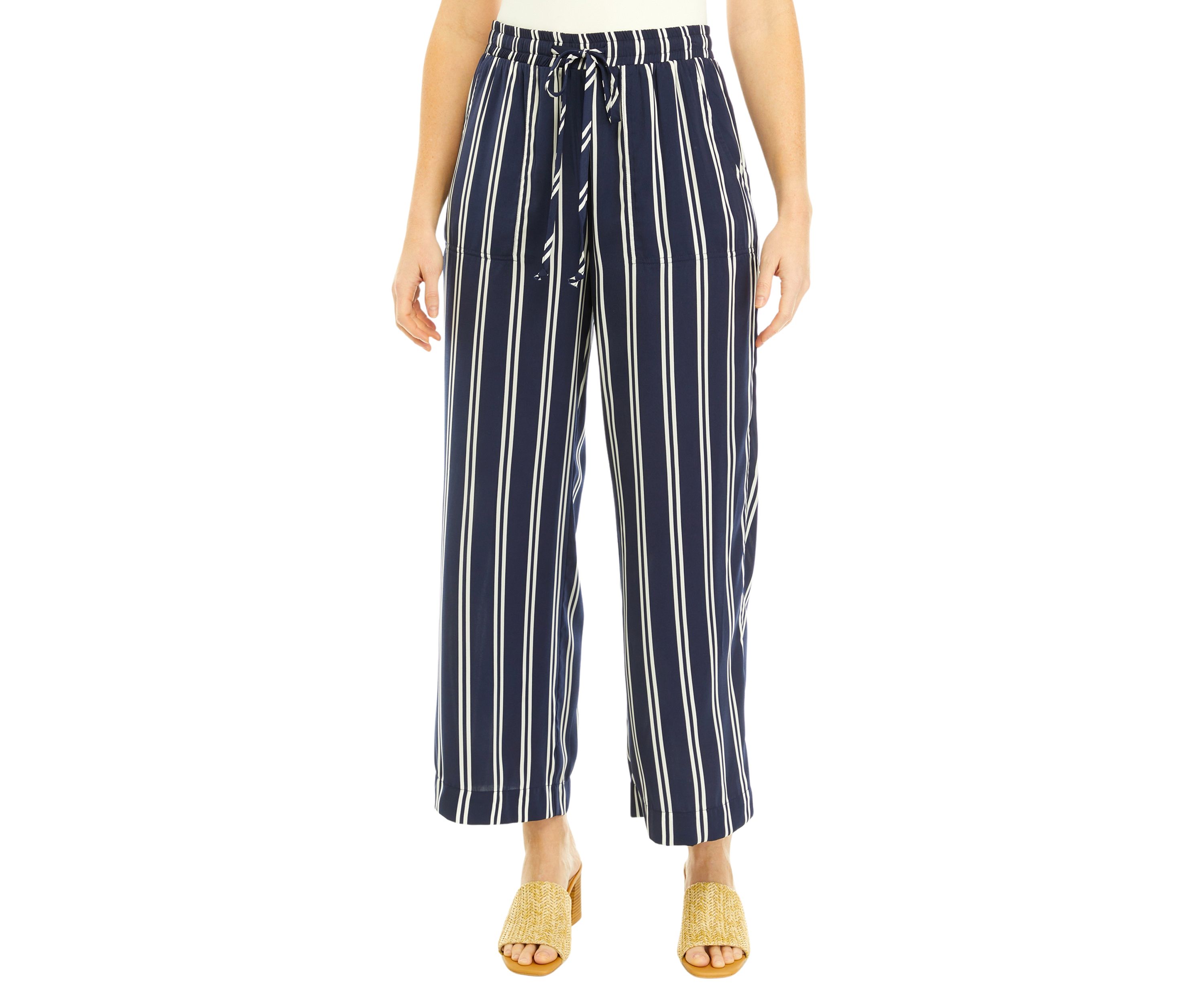 Womens Pull On Satin Pants