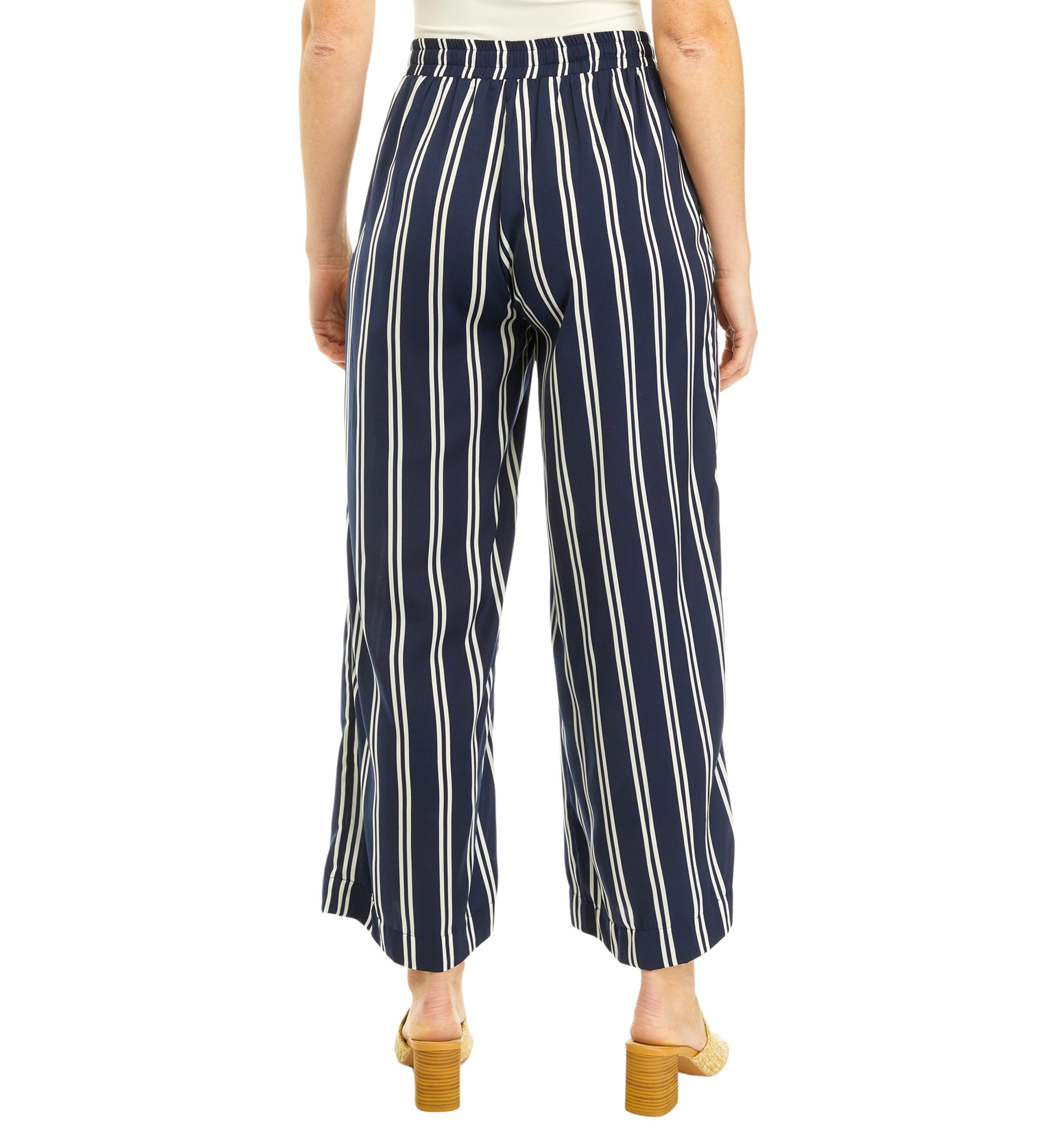 Womens Pull On Satin Pants