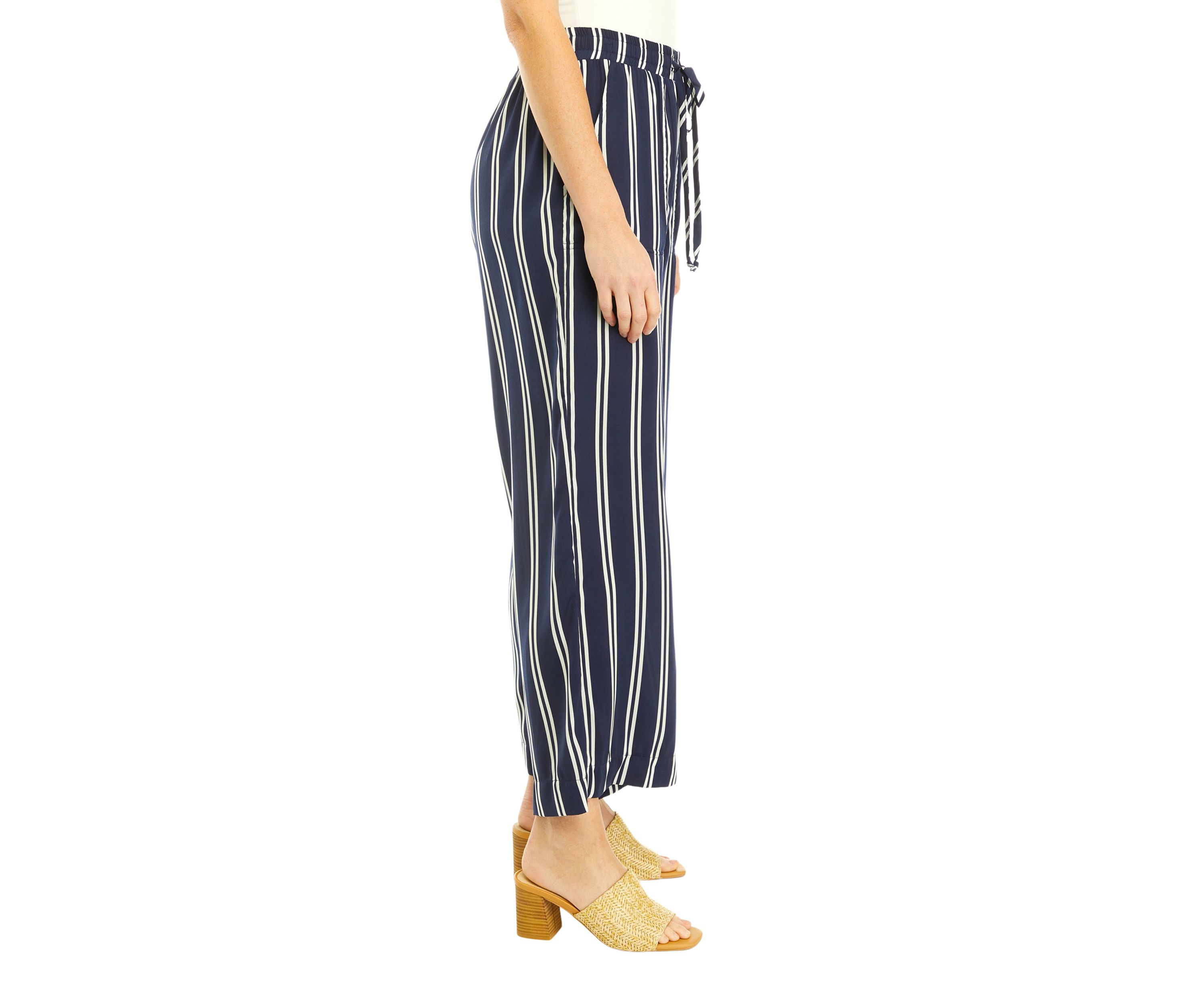 Womens Pull On Satin Pants