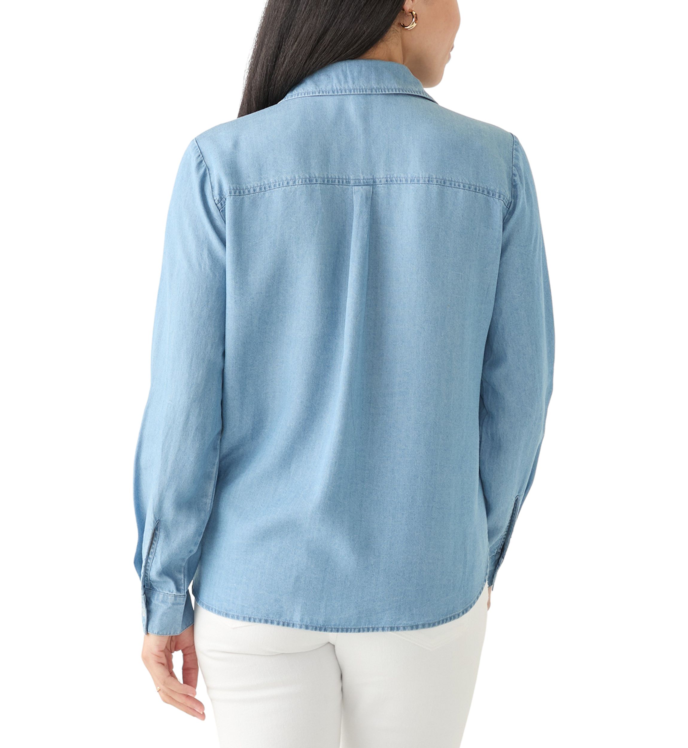 Petite Tencel Button Down Shirt