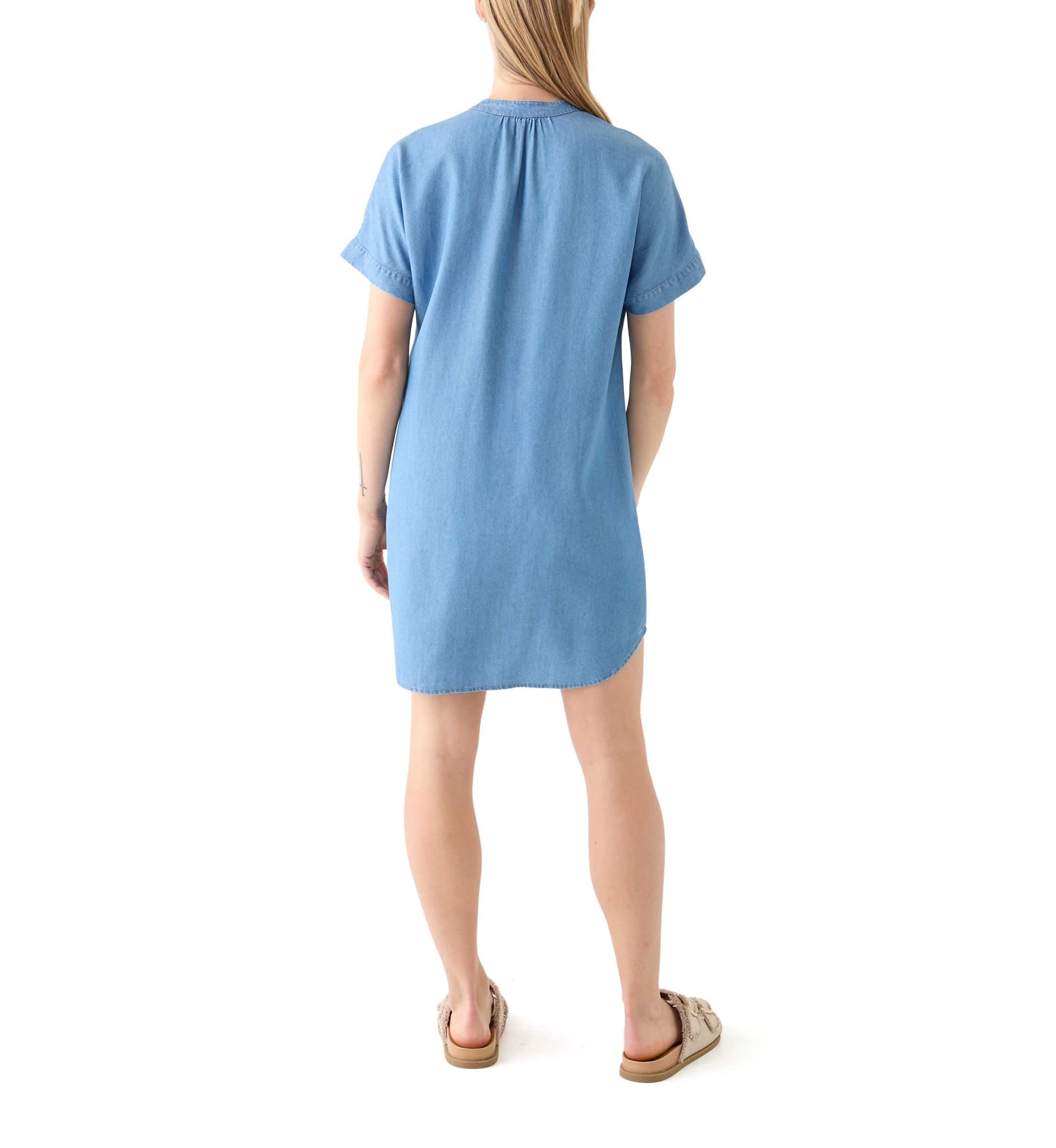 Petite Solid Shirtdress 