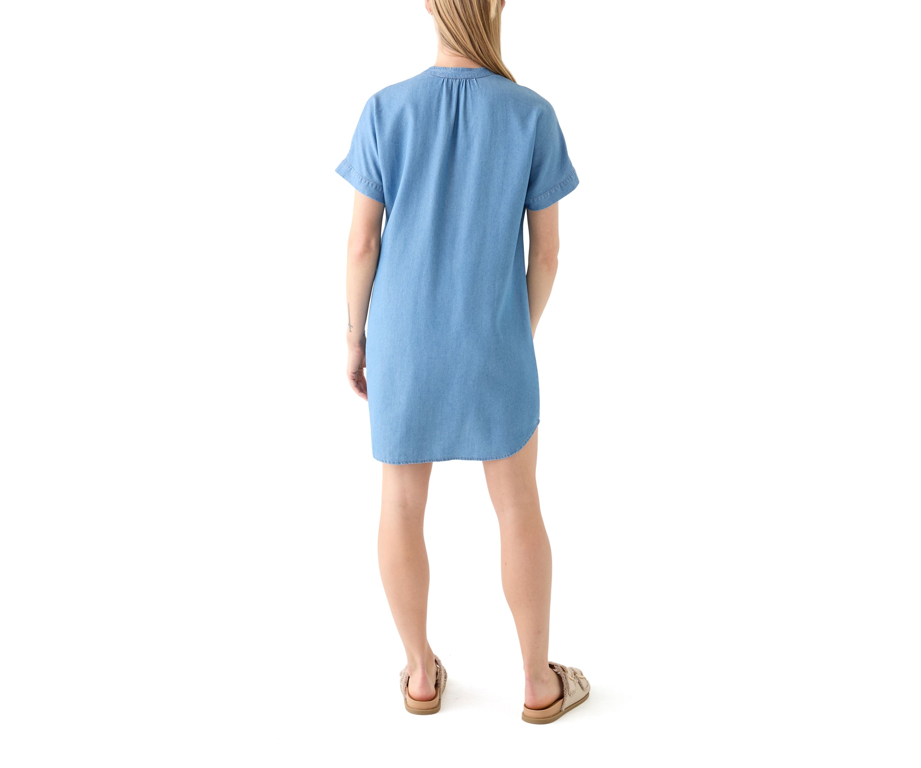 Petite Solid Shirtdress 