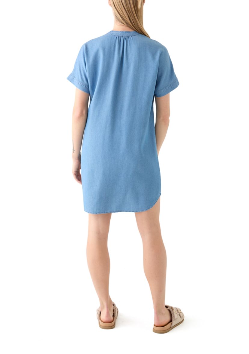 Petite Solid Shirtdress 