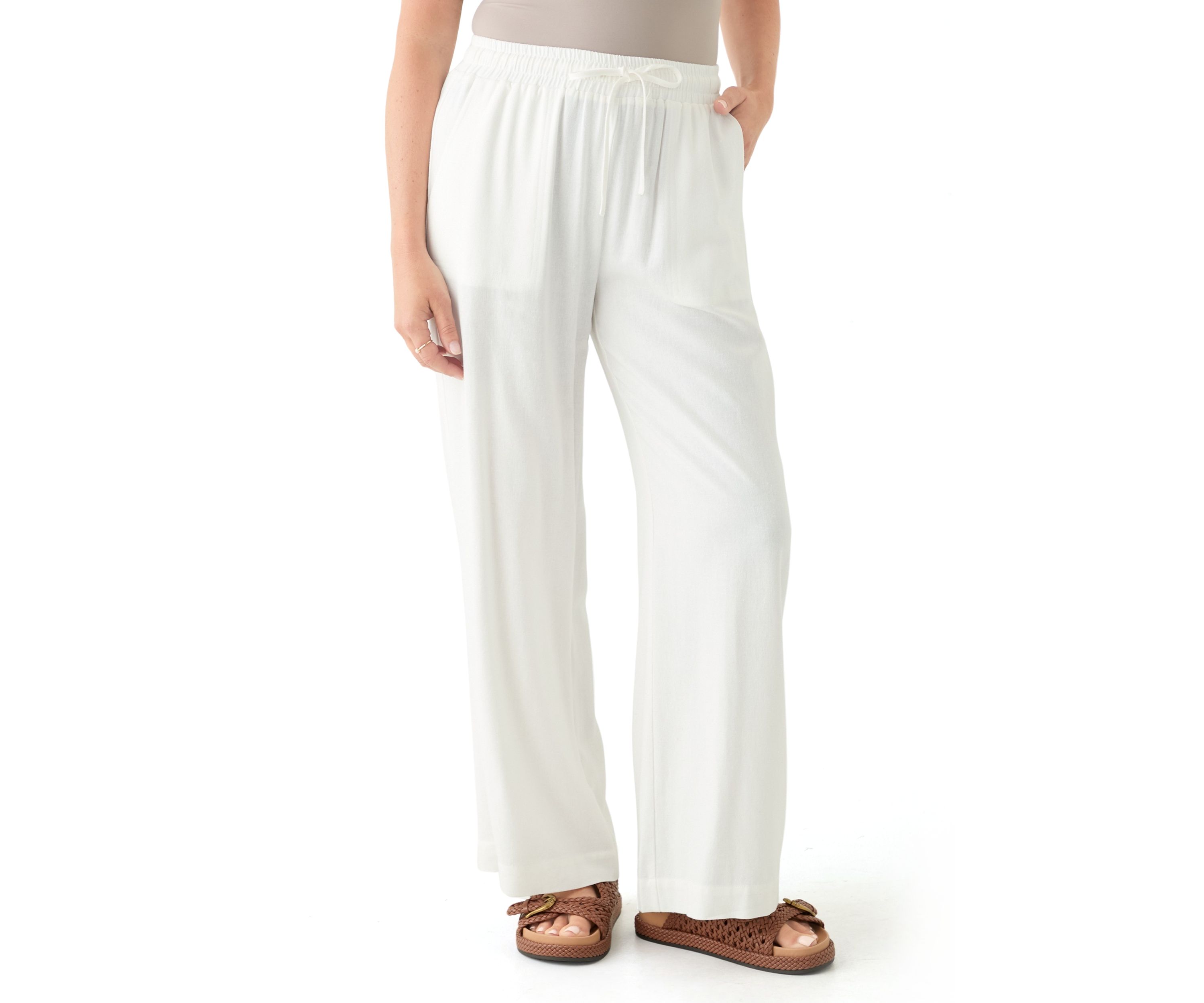 Petite Linen Trousers