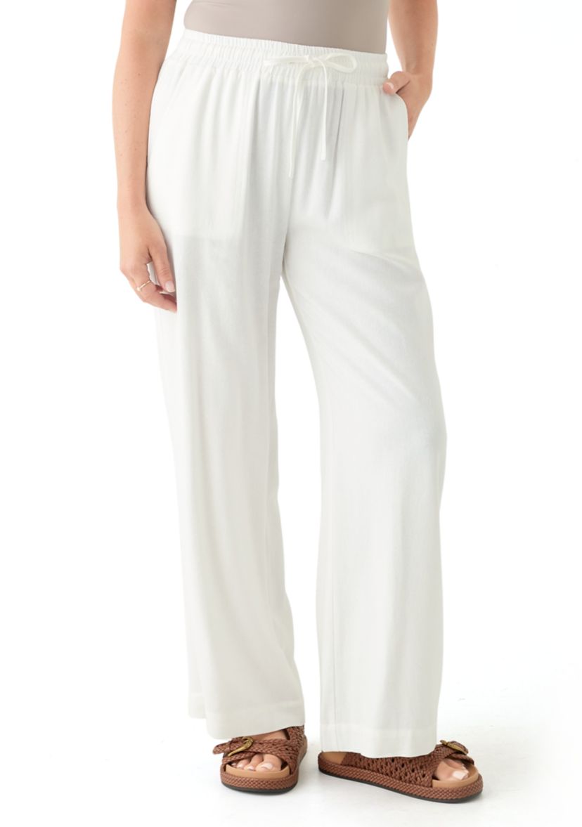 Petite Linen Trousers