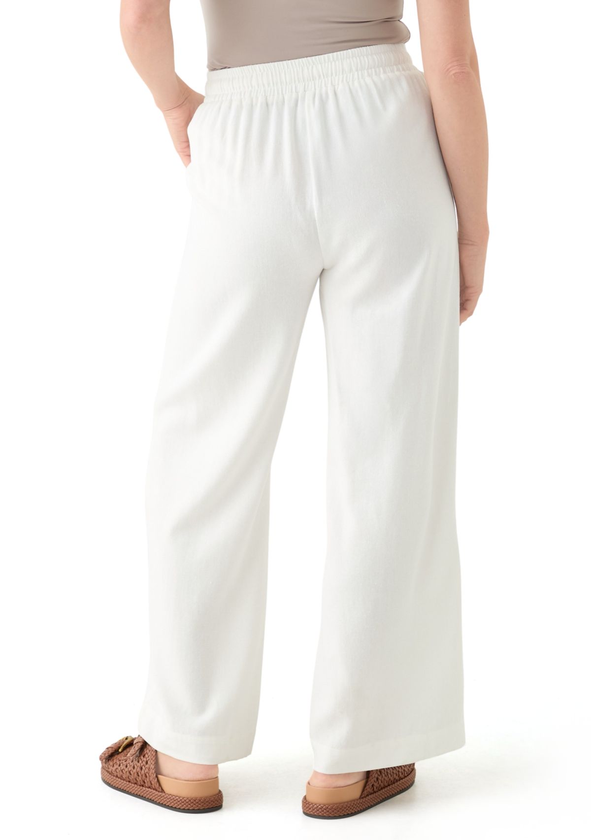 Petite Linen Trousers