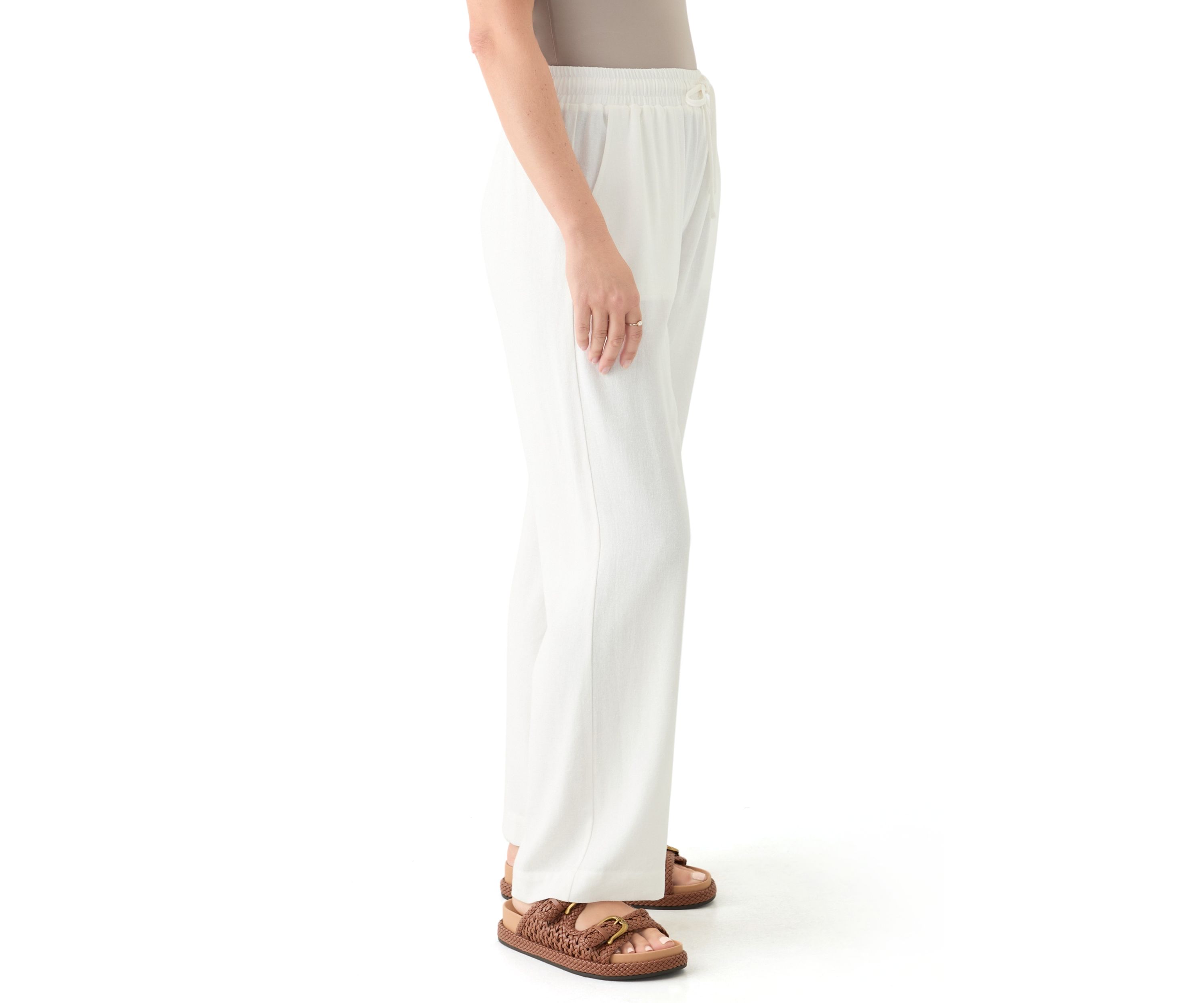Petite Linen Trousers