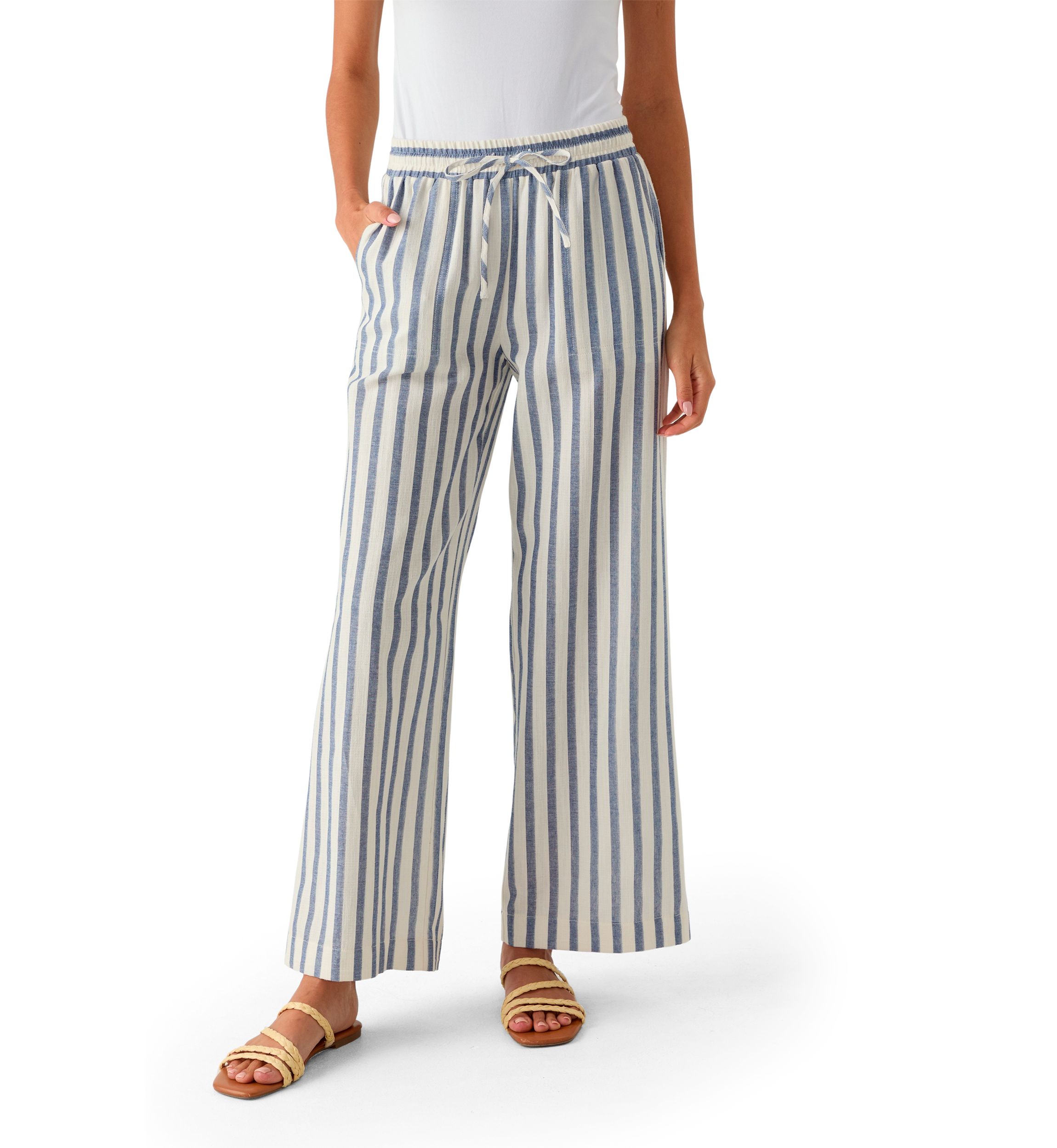 Petite Stripe Pants