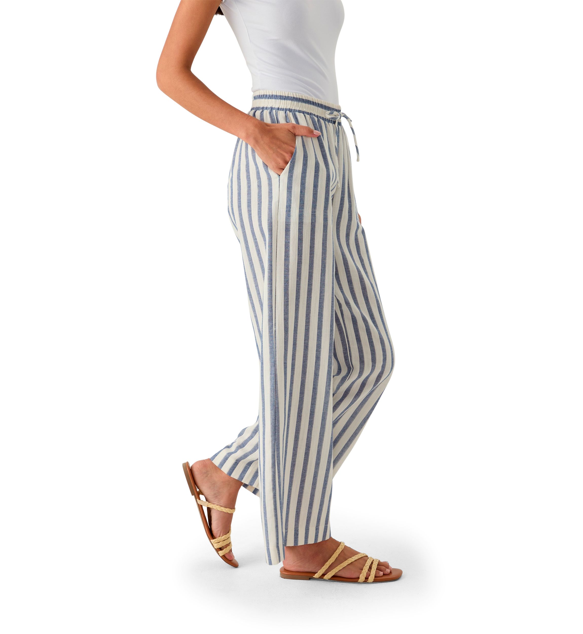 Petite Stripe Pants