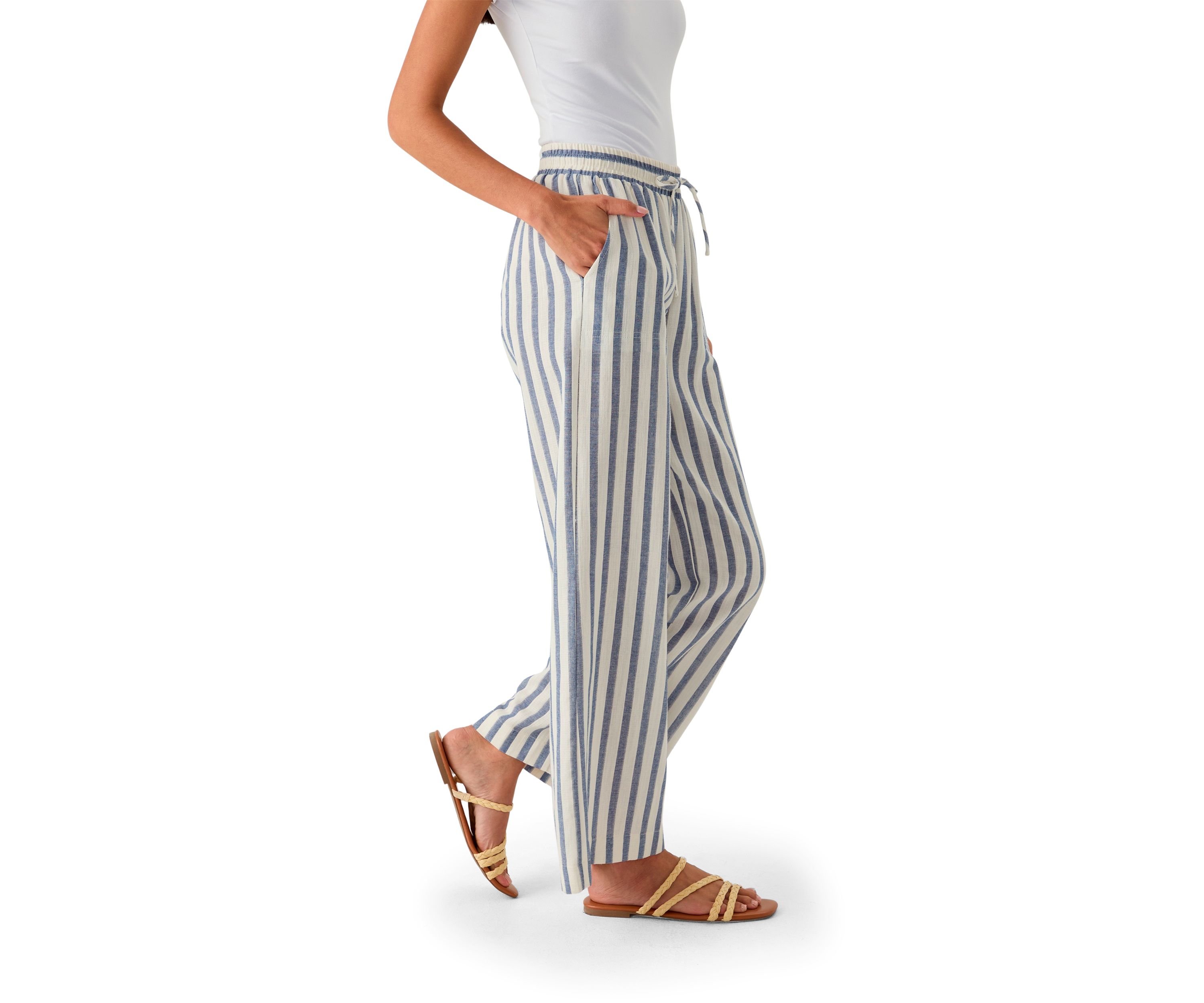 Petite Stripe Pants