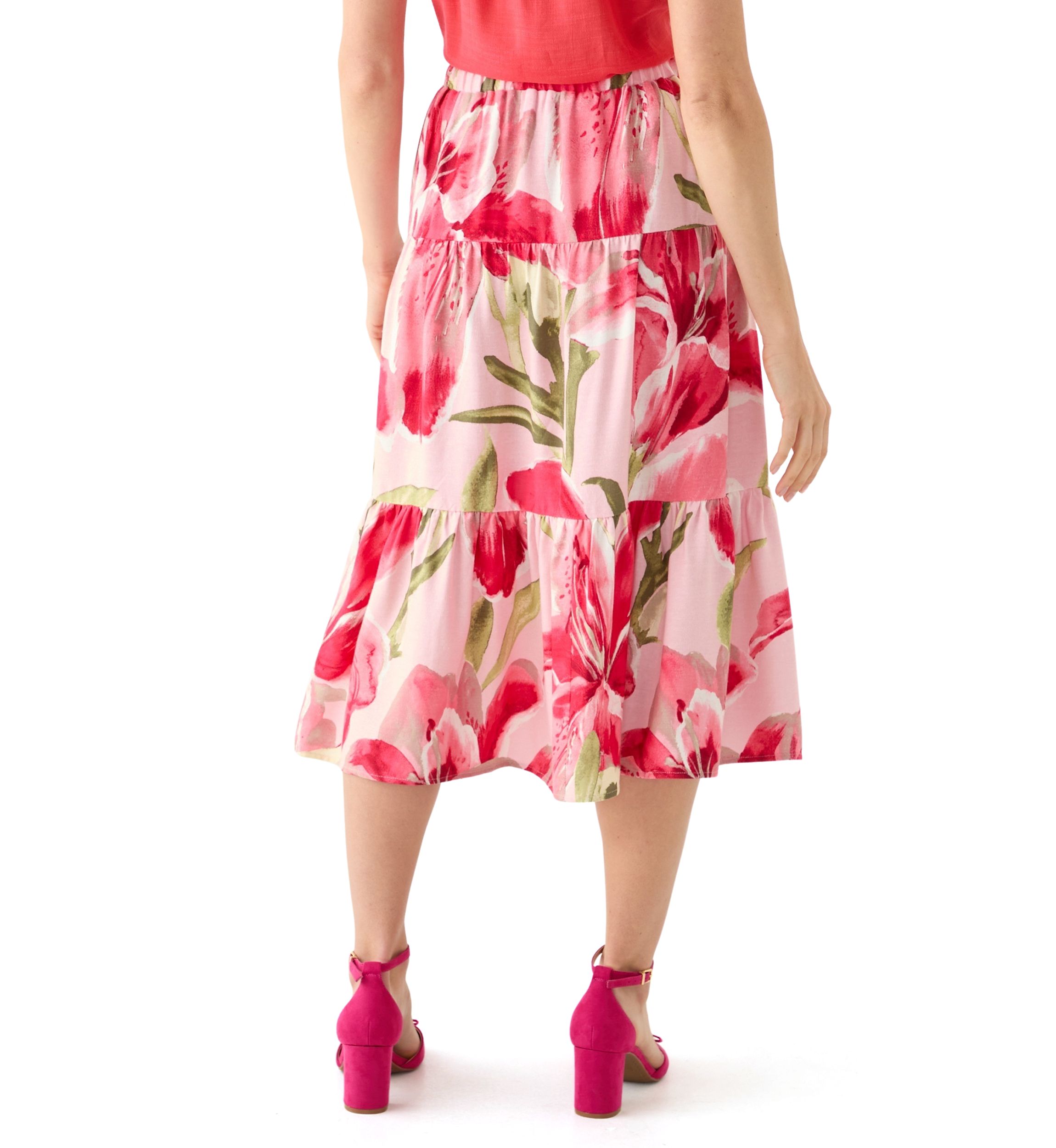 Petite Floral Skirt 