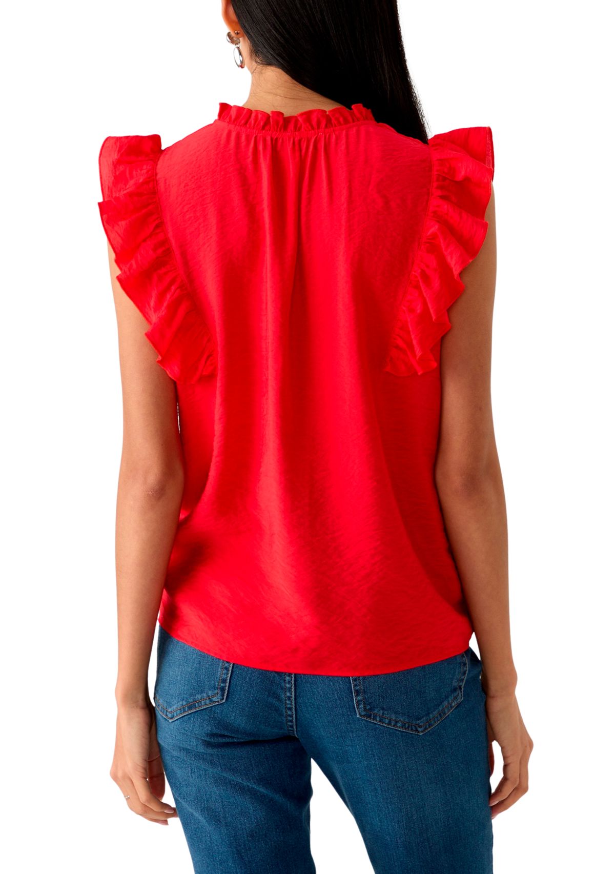 Petite Flutter Sleeve Top