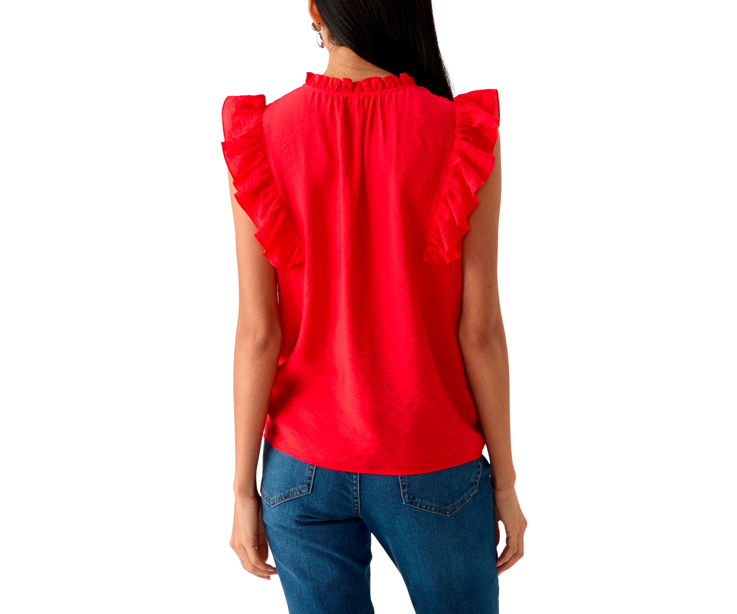 Petite Flutter Sleeve Top