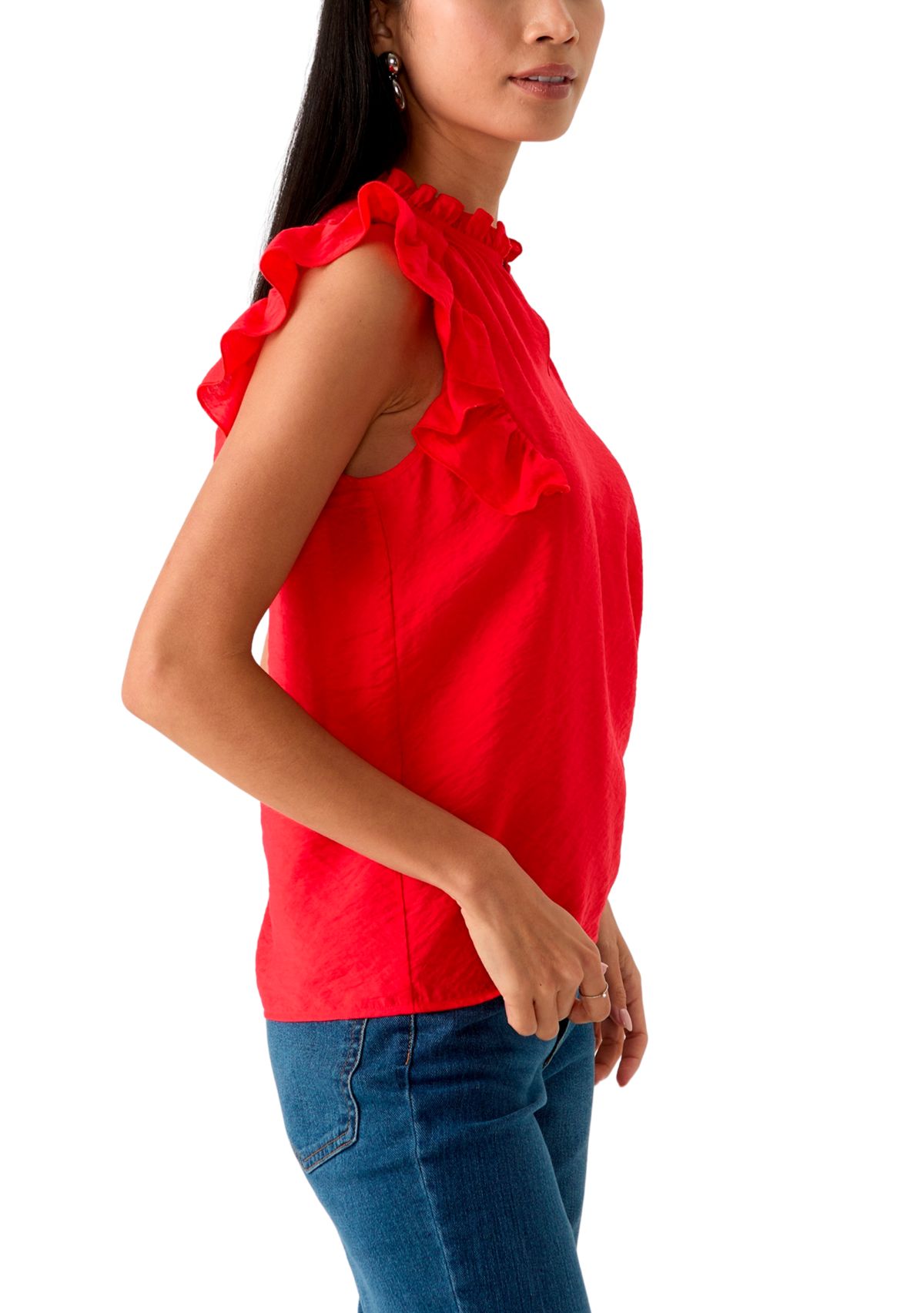 Petite Flutter Sleeve Top