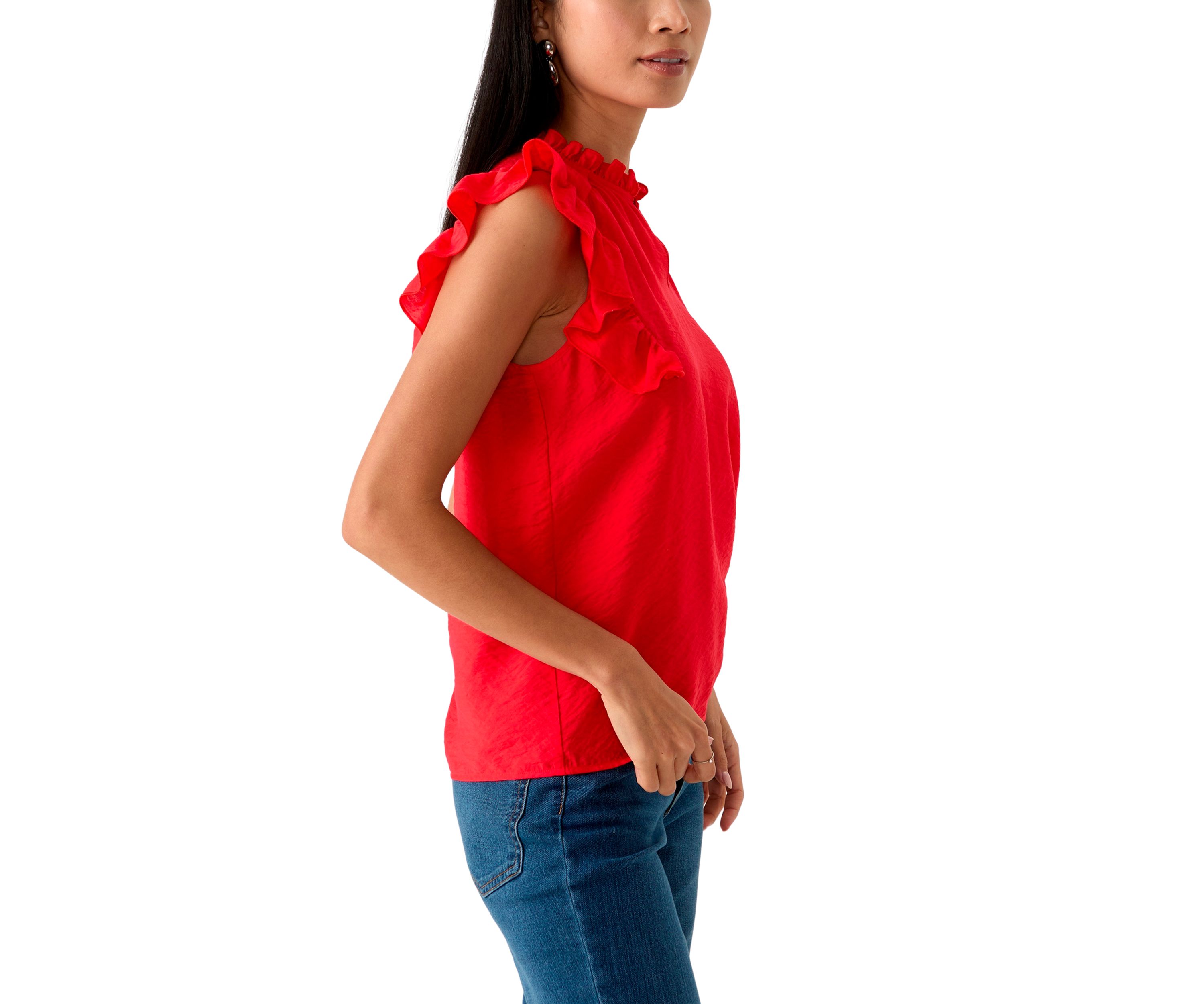 Petite Flutter Sleeve Top