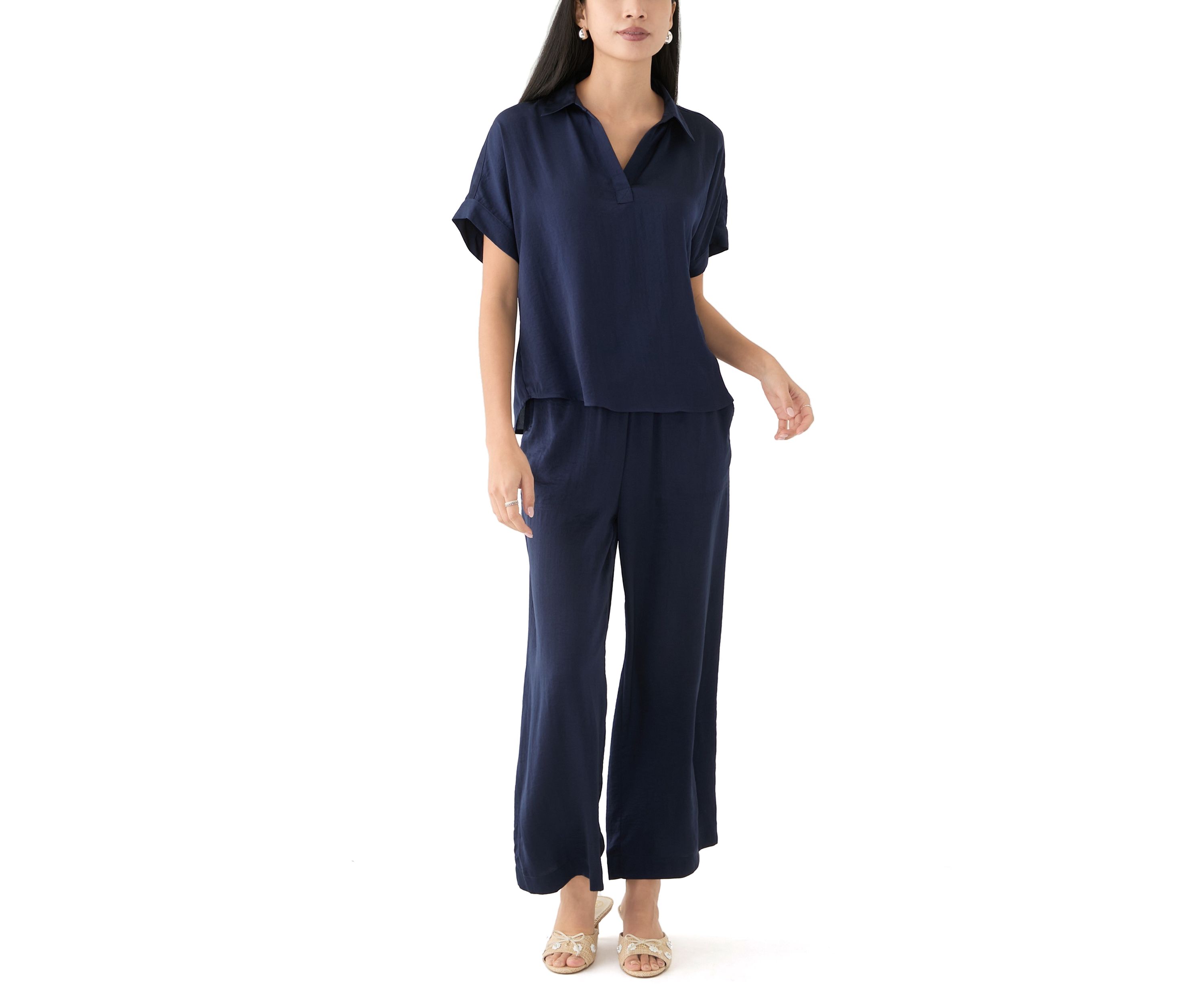 Petite Washer Woven Pants