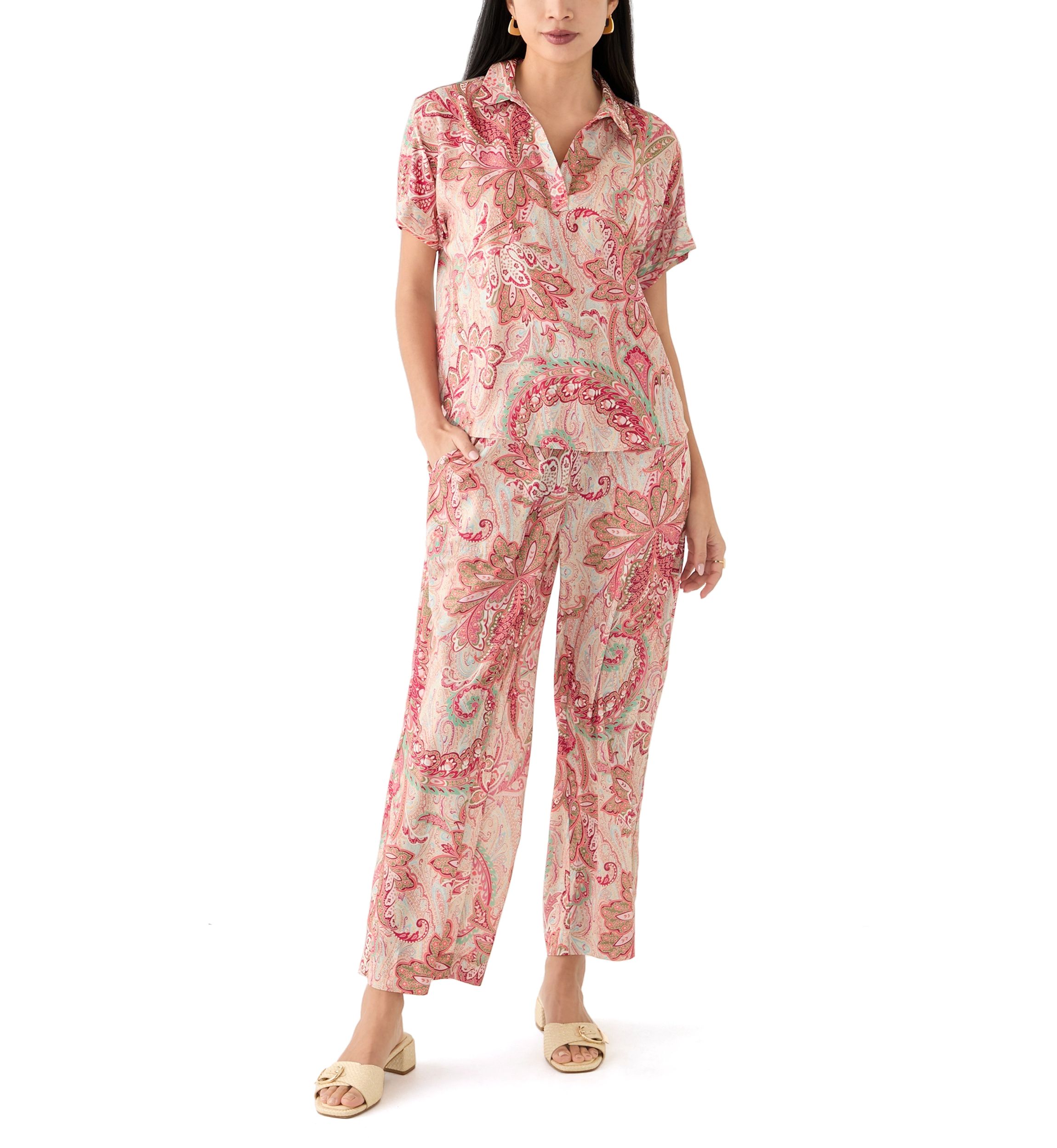 Petite Fever Washer Woven Pants