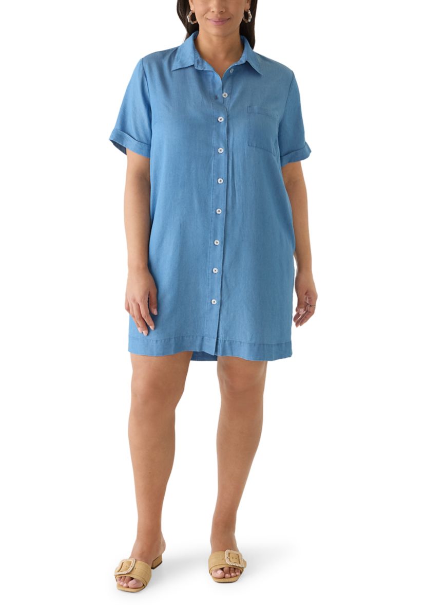 fever designs dress Fever Plus Size Button Front Dress
