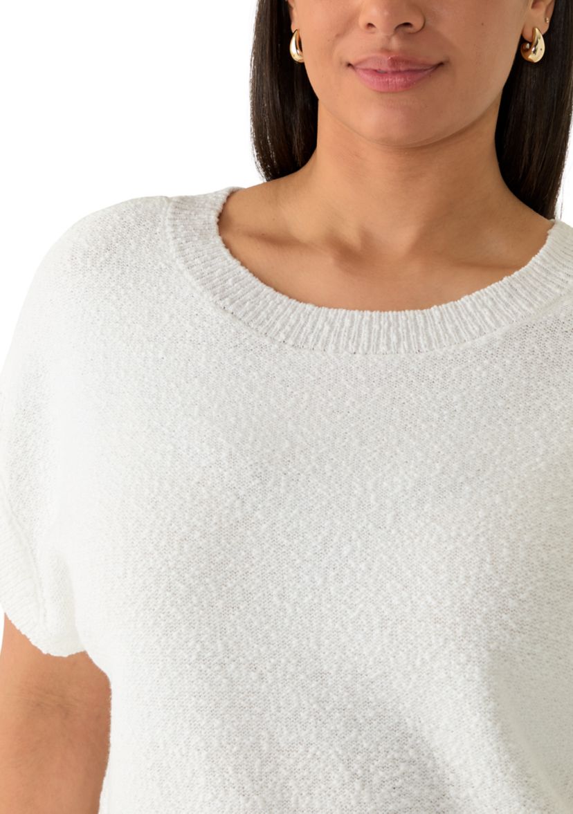 Fever Plus Size Short Sleeve Dolman Sweater | Belk